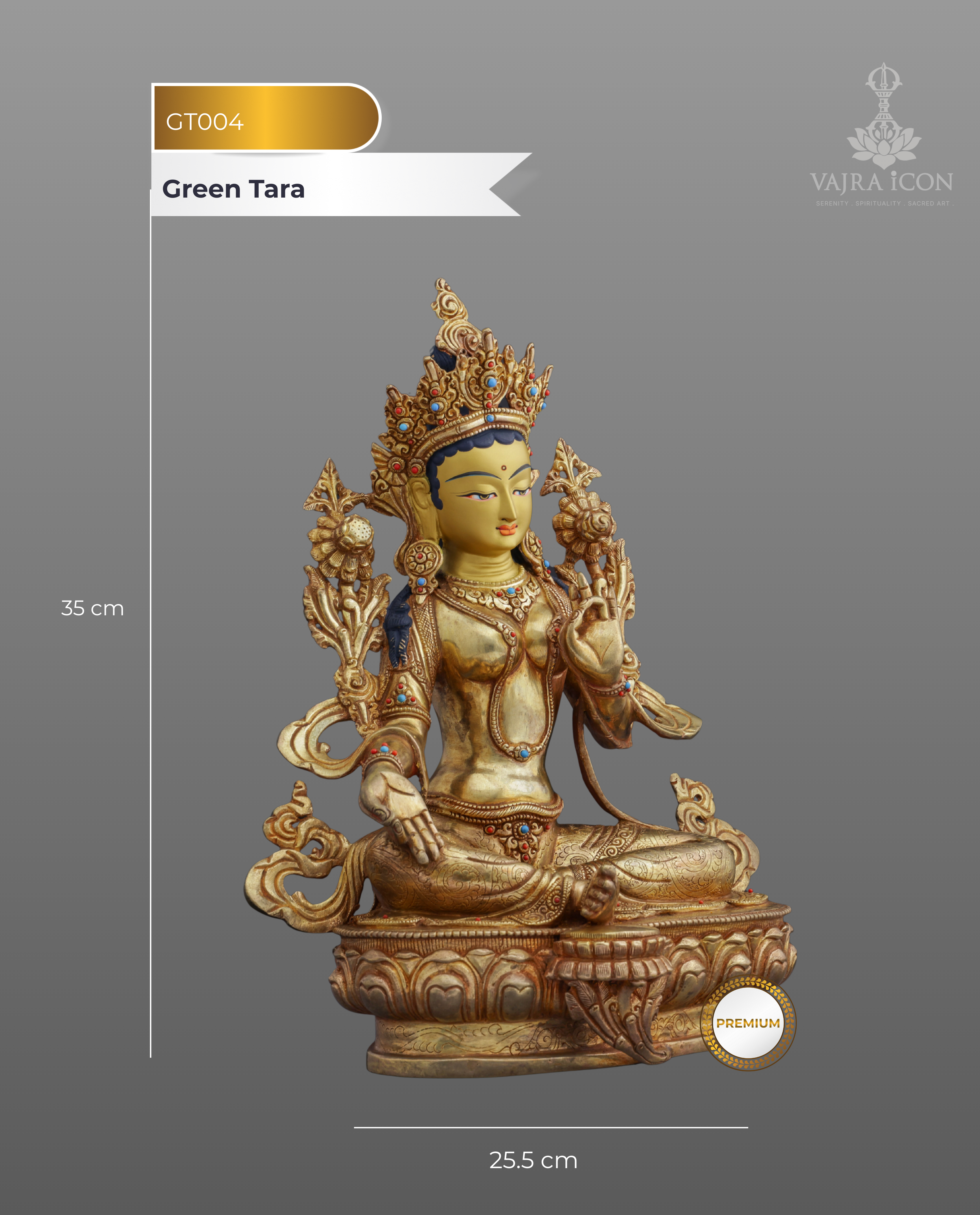 Sacred Green Tara | A Masterpiece of Nepalese Artistry
