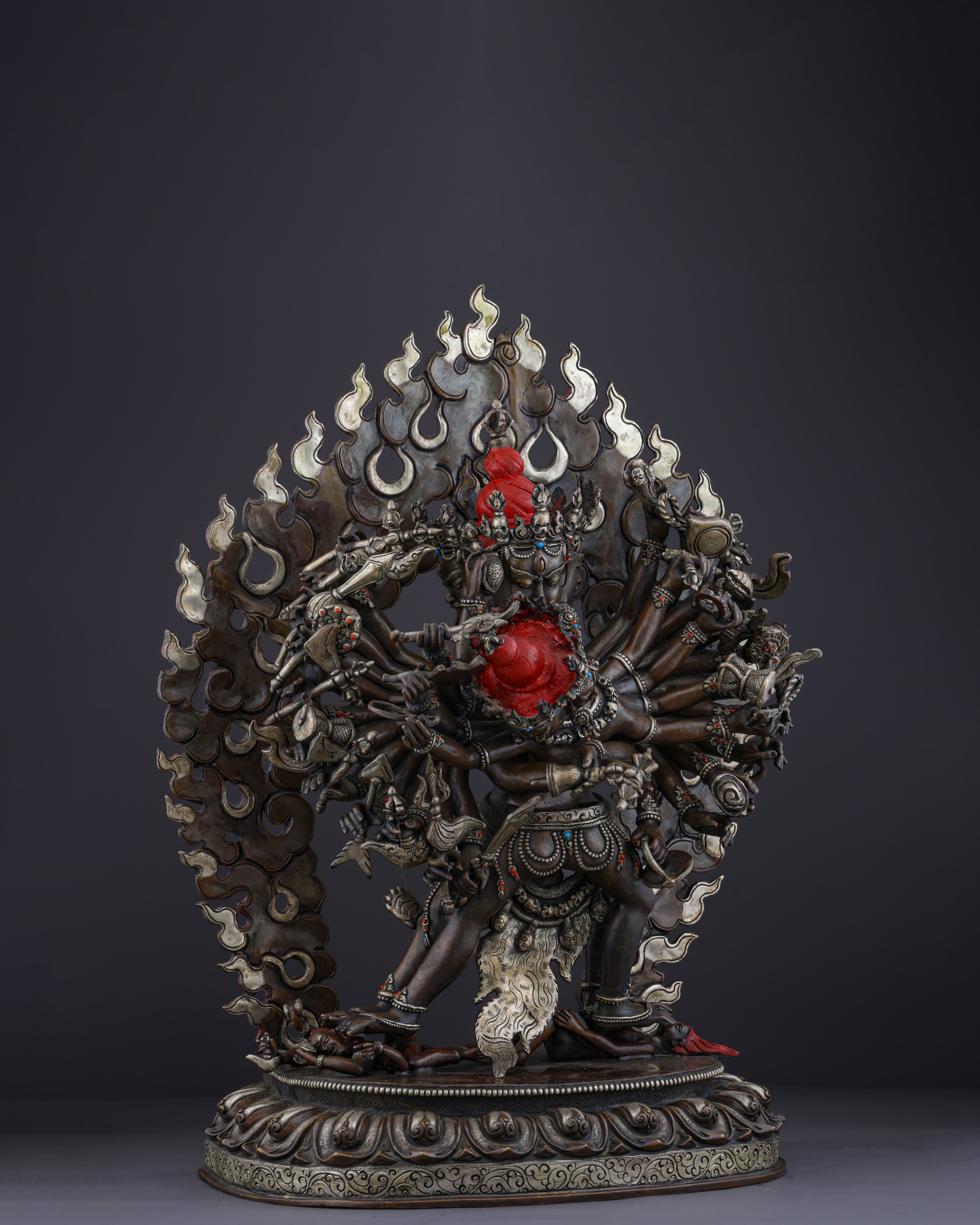 Timeless Majesty | Exquisite Nepalese Kalachakra Statue