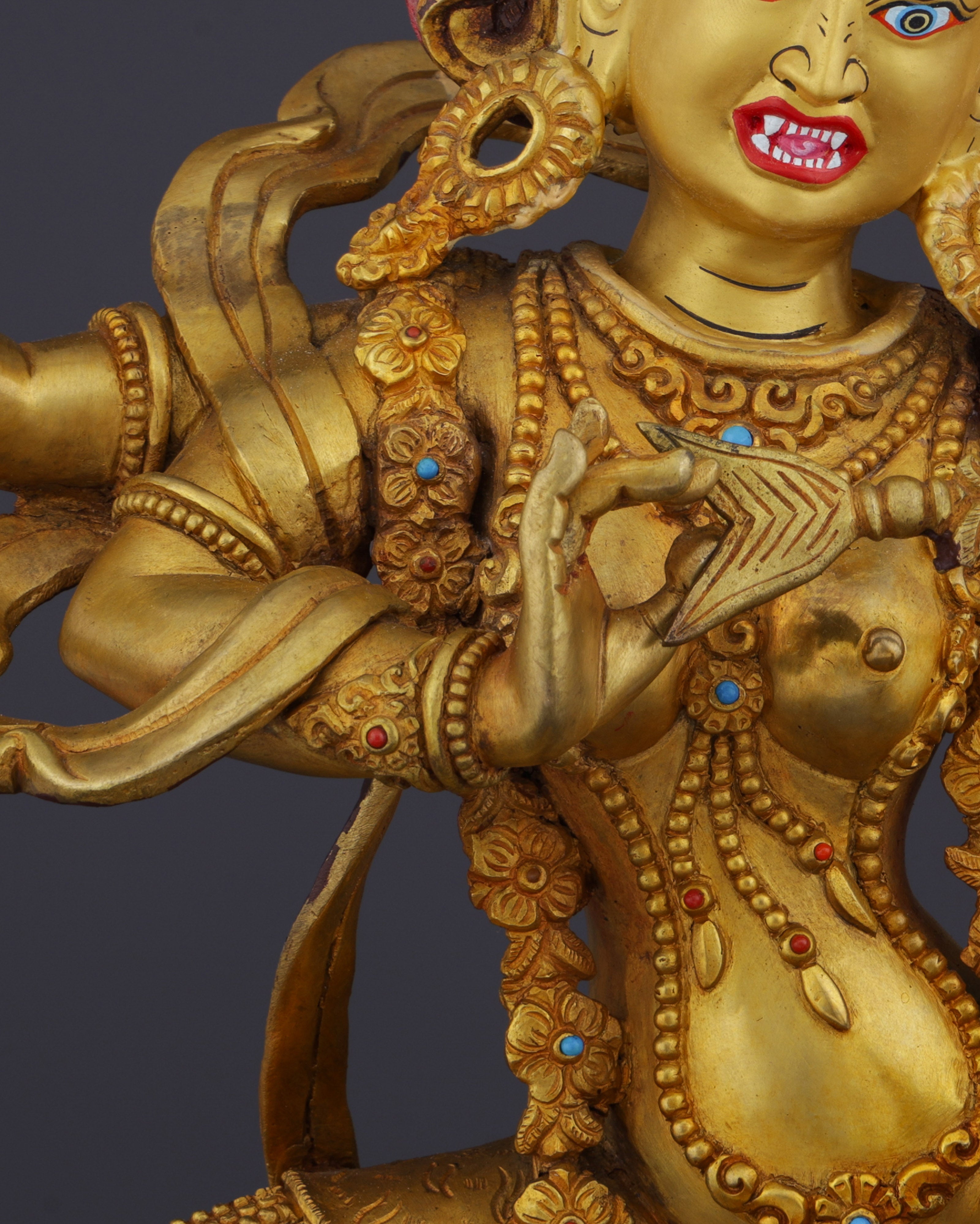 The Divine Dance of Love | Exquisite Nepalese Kurukulla Statue