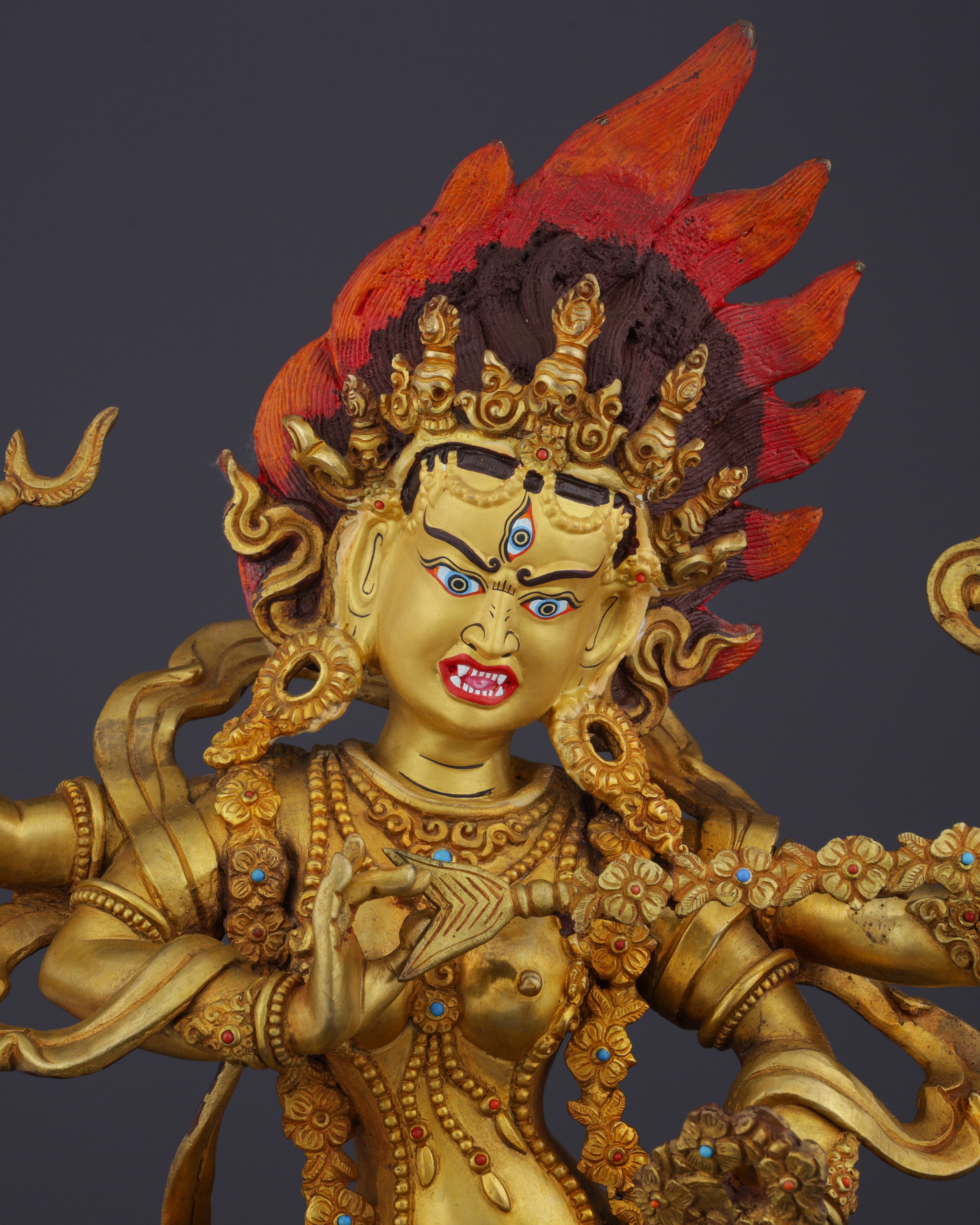 The Divine Dance of Love | Exquisite Nepalese Kurukulla Statue