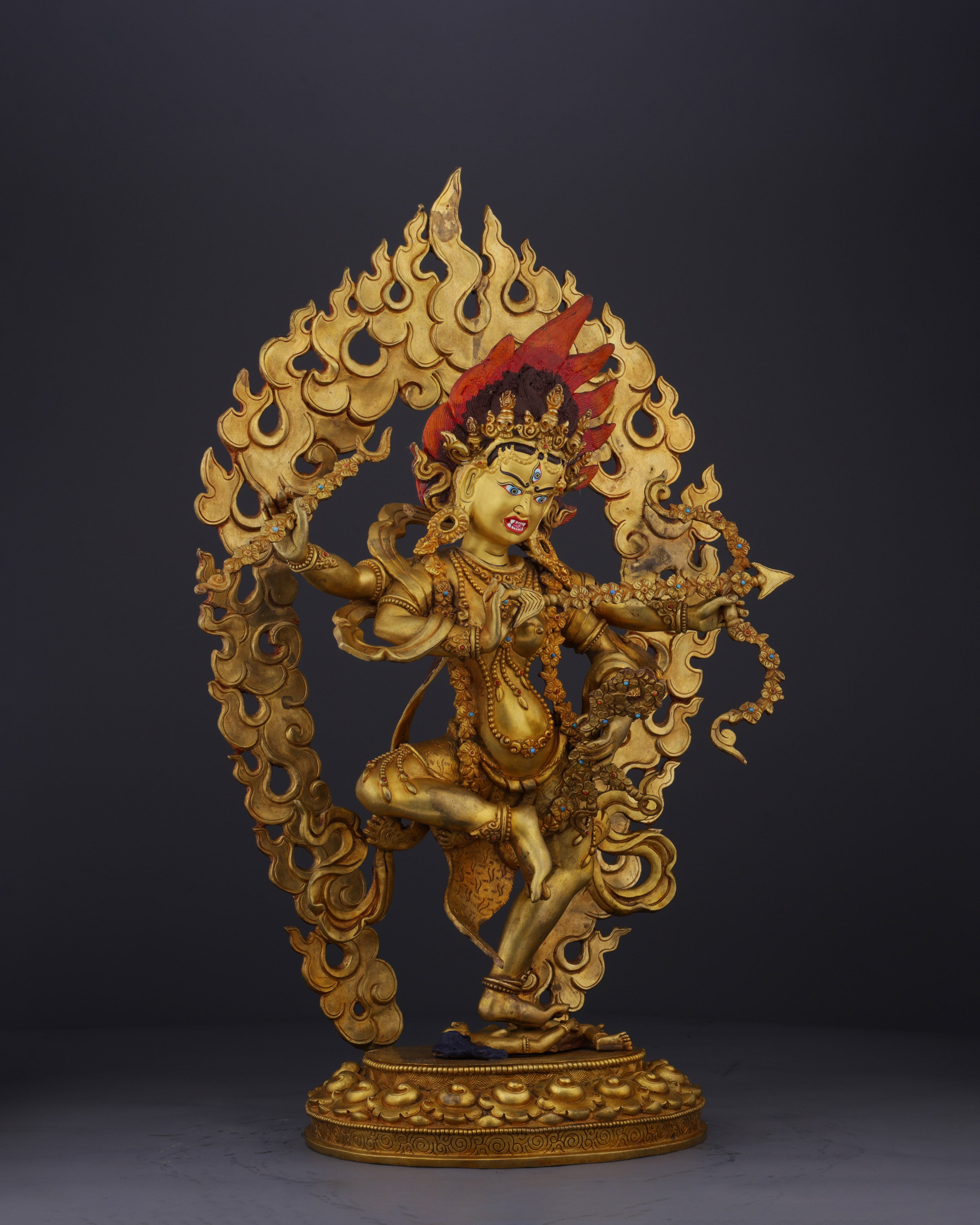 The Divine Dance of Love | Exquisite Nepalese Kurukulla Statue