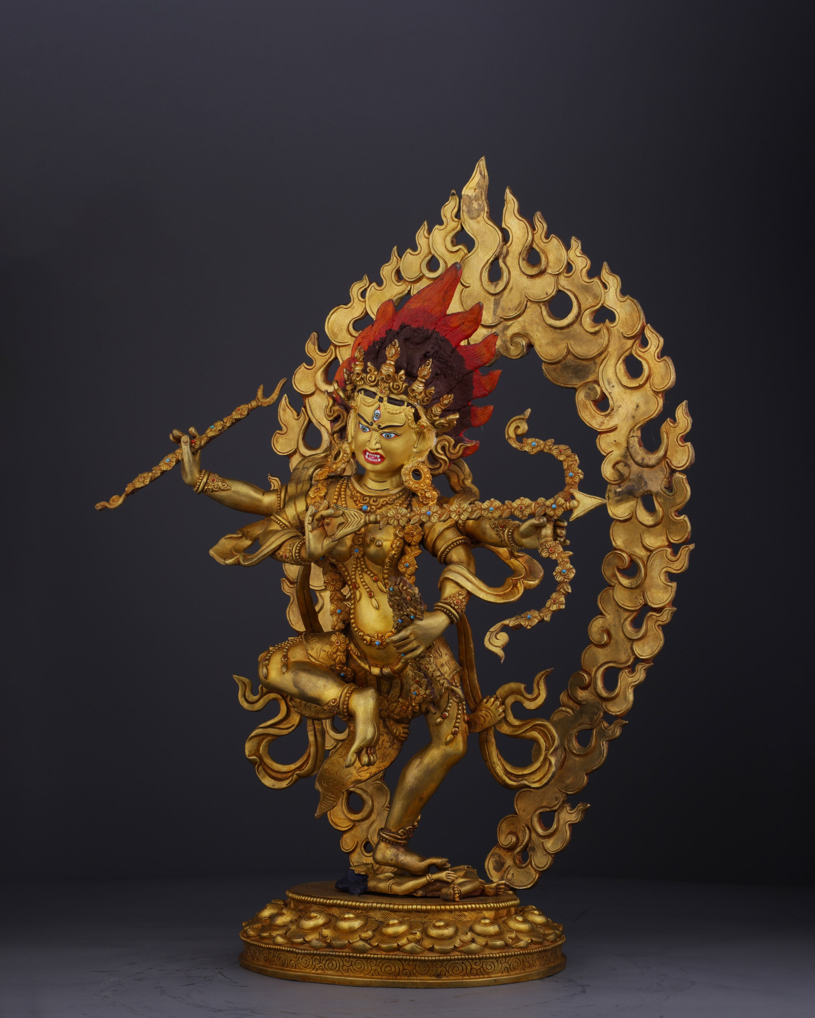 The Divine Dance of Love | Exquisite Nepalese Kurukulla Statue