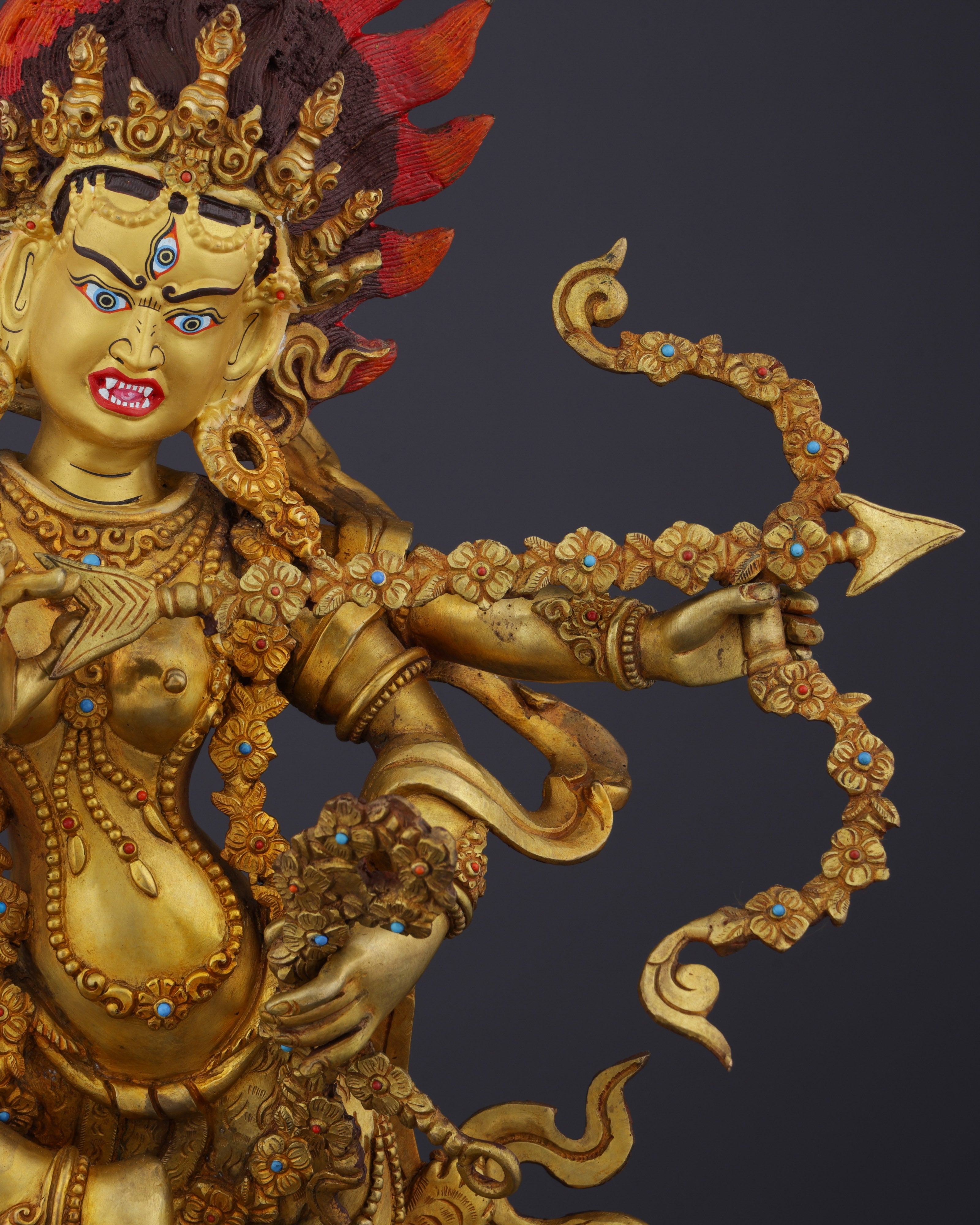 The Divine Dance of Love | Exquisite Nepalese Kurukulla Statue