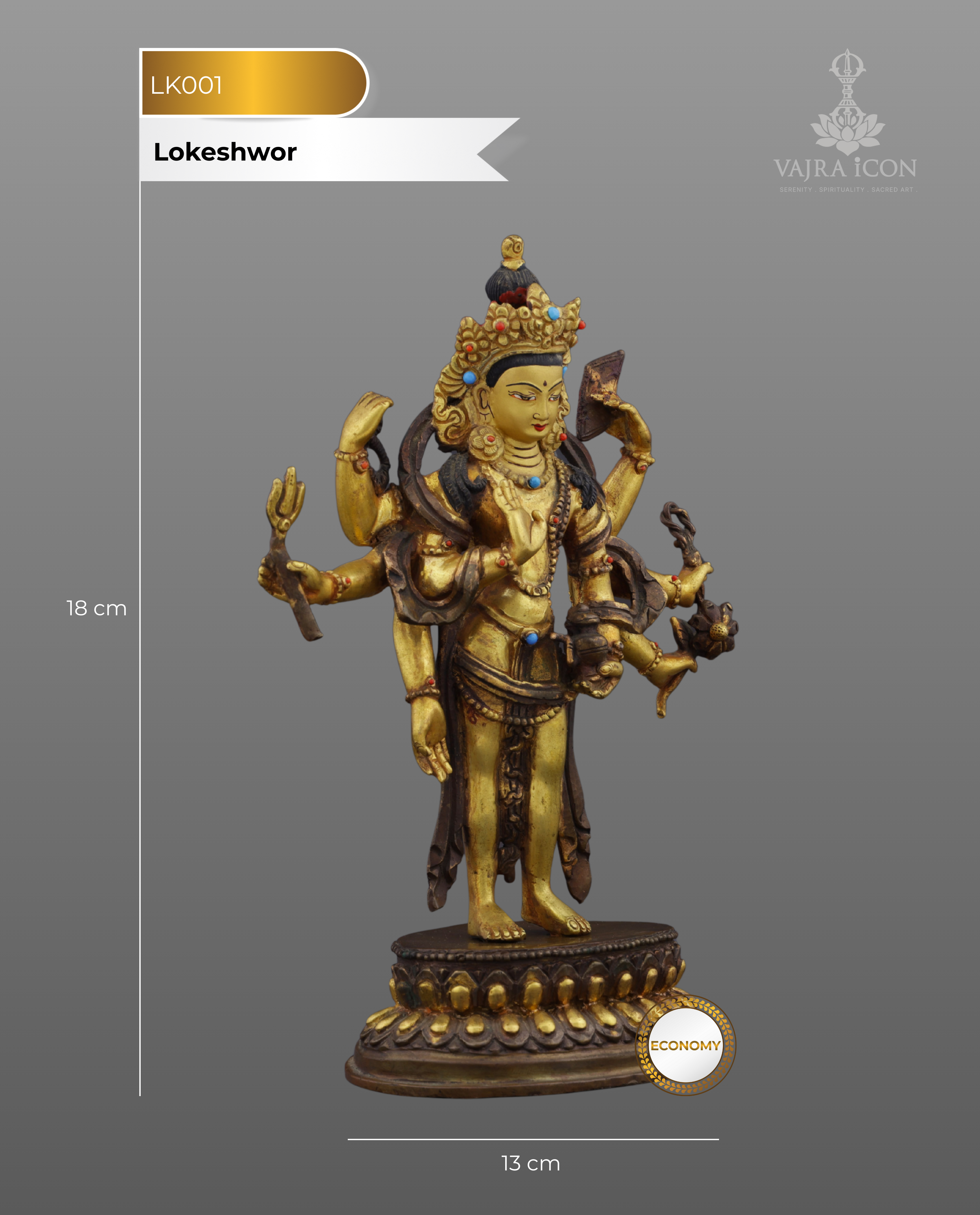 Divine Compassion Embodied | The Magnificent Lokeshwor Statue