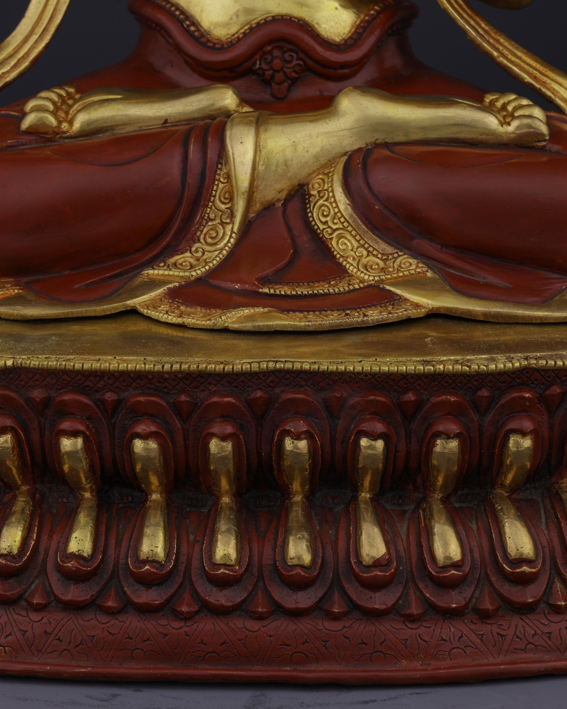 The Divine Wisdom of Manjushri | A Masterpiece of Nepalese Craftsmanship - Authentic Handcrafted Statue