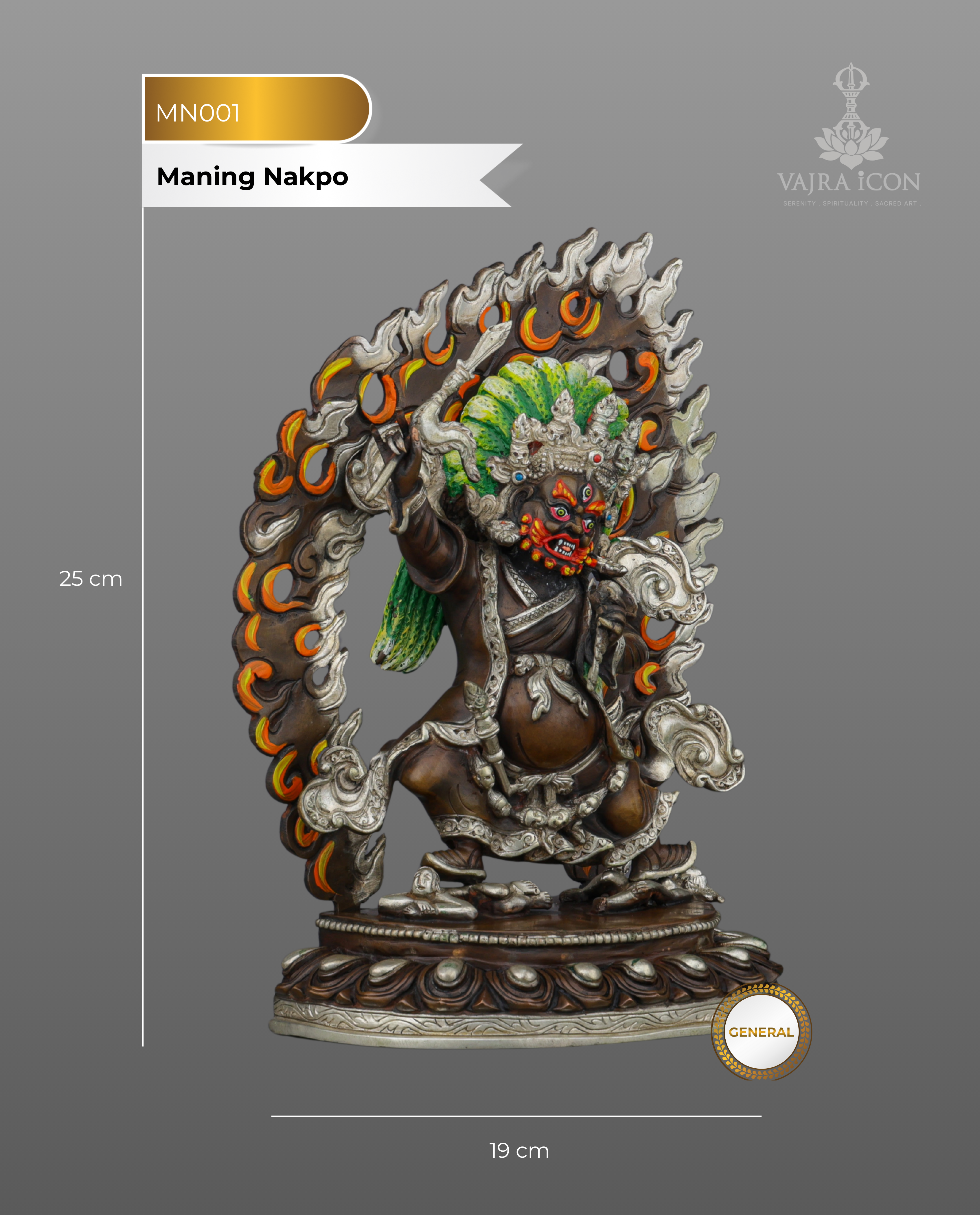 Maning Nakpo Statue | The Fierce Protector of Sacred Dharma