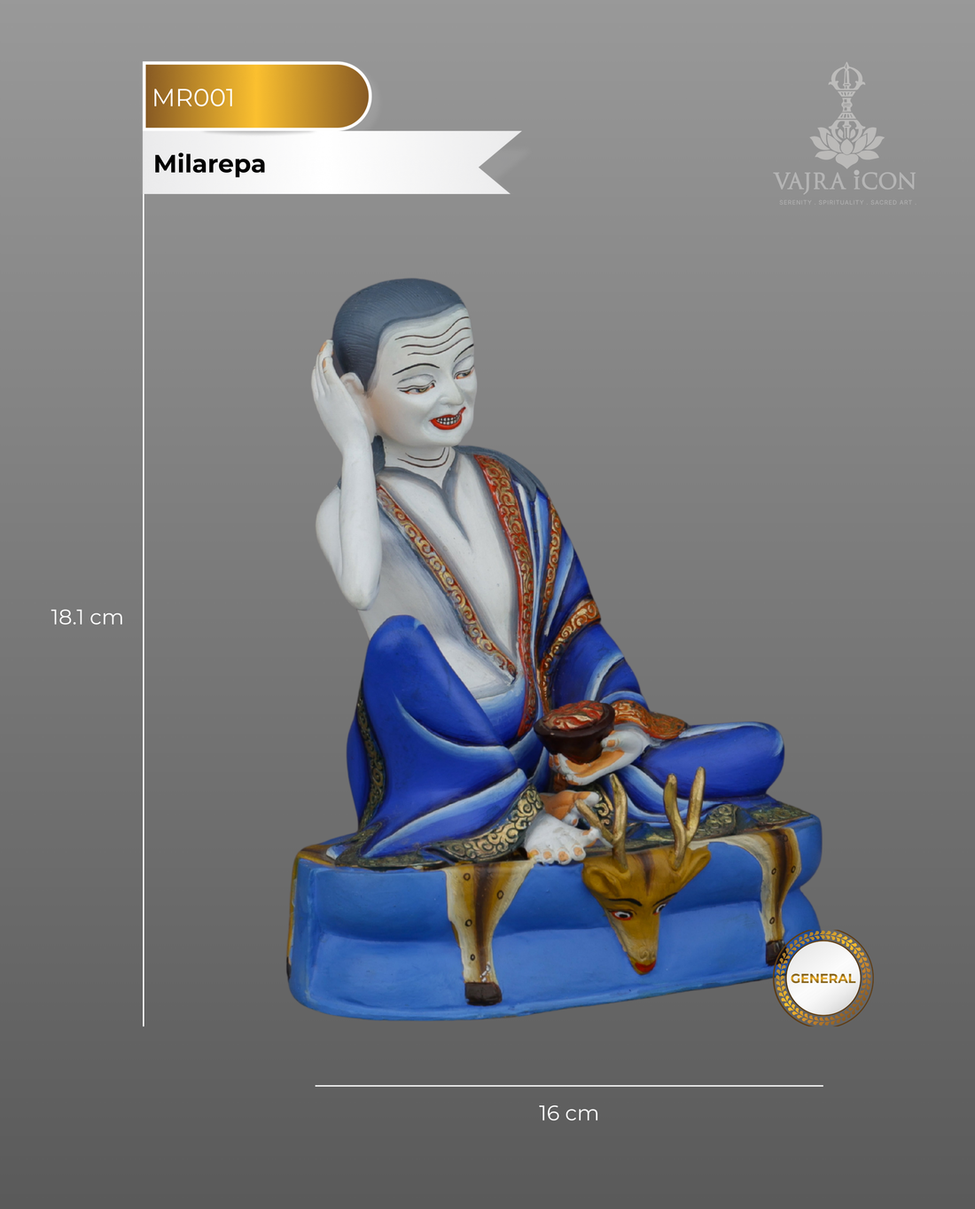 Milarepa Statue | Tibet's Beloved Poet-Saint and Meditation Master
