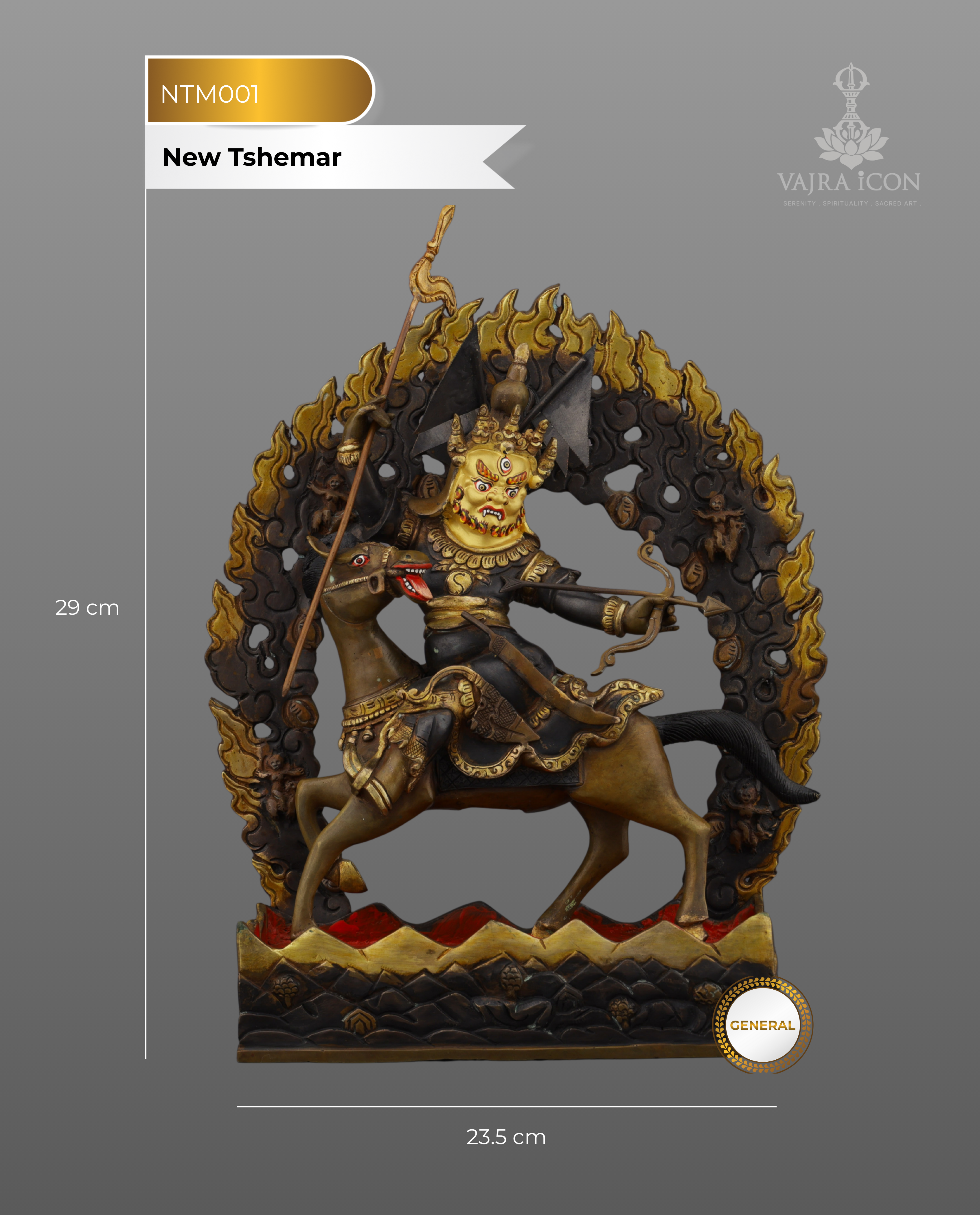 New Tshemar Statue | Divine Guardian of Longevity and Protection