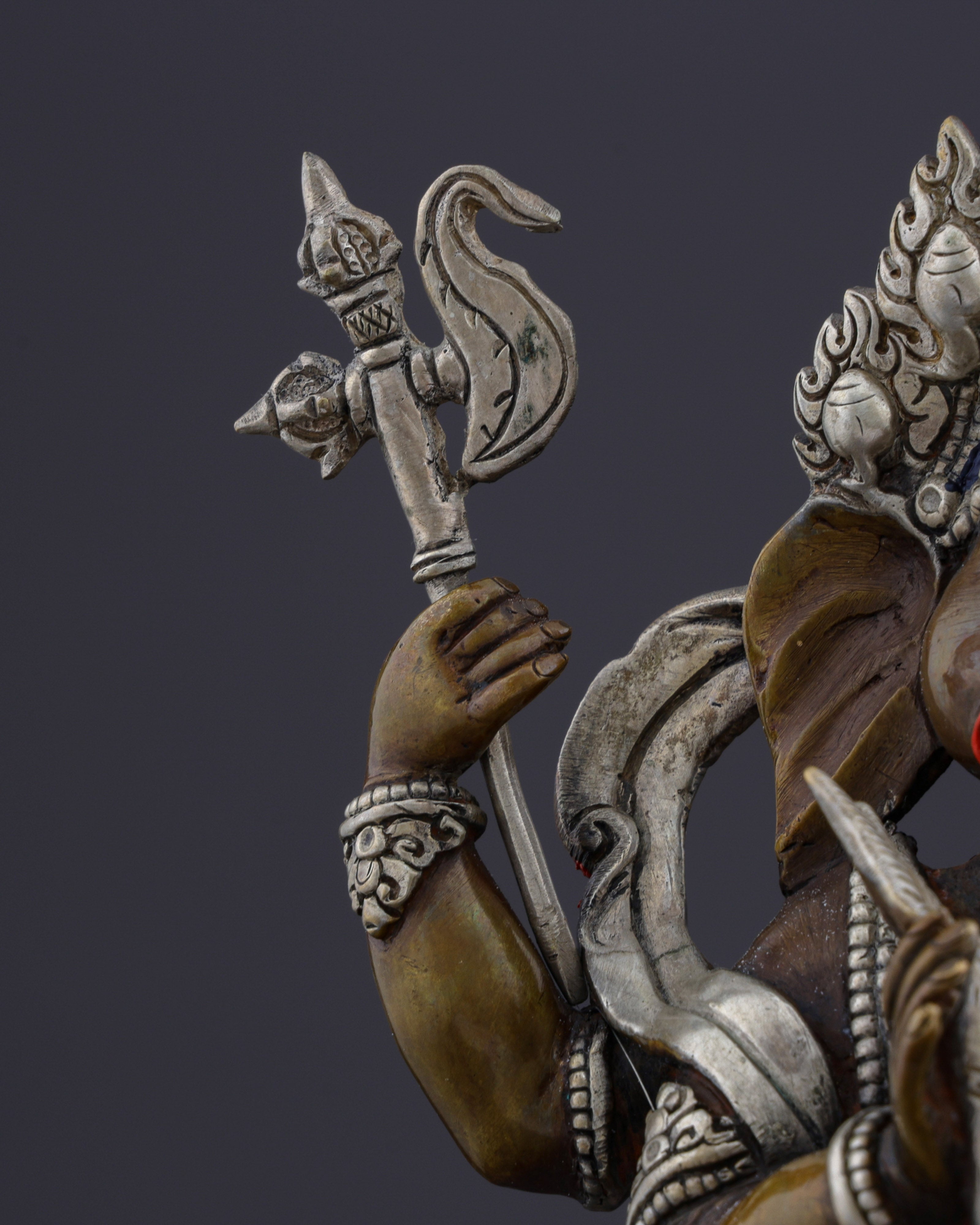 Divine Remover of Obstacles | Handcrafted Nepalese Oxidized Ganesh Statue