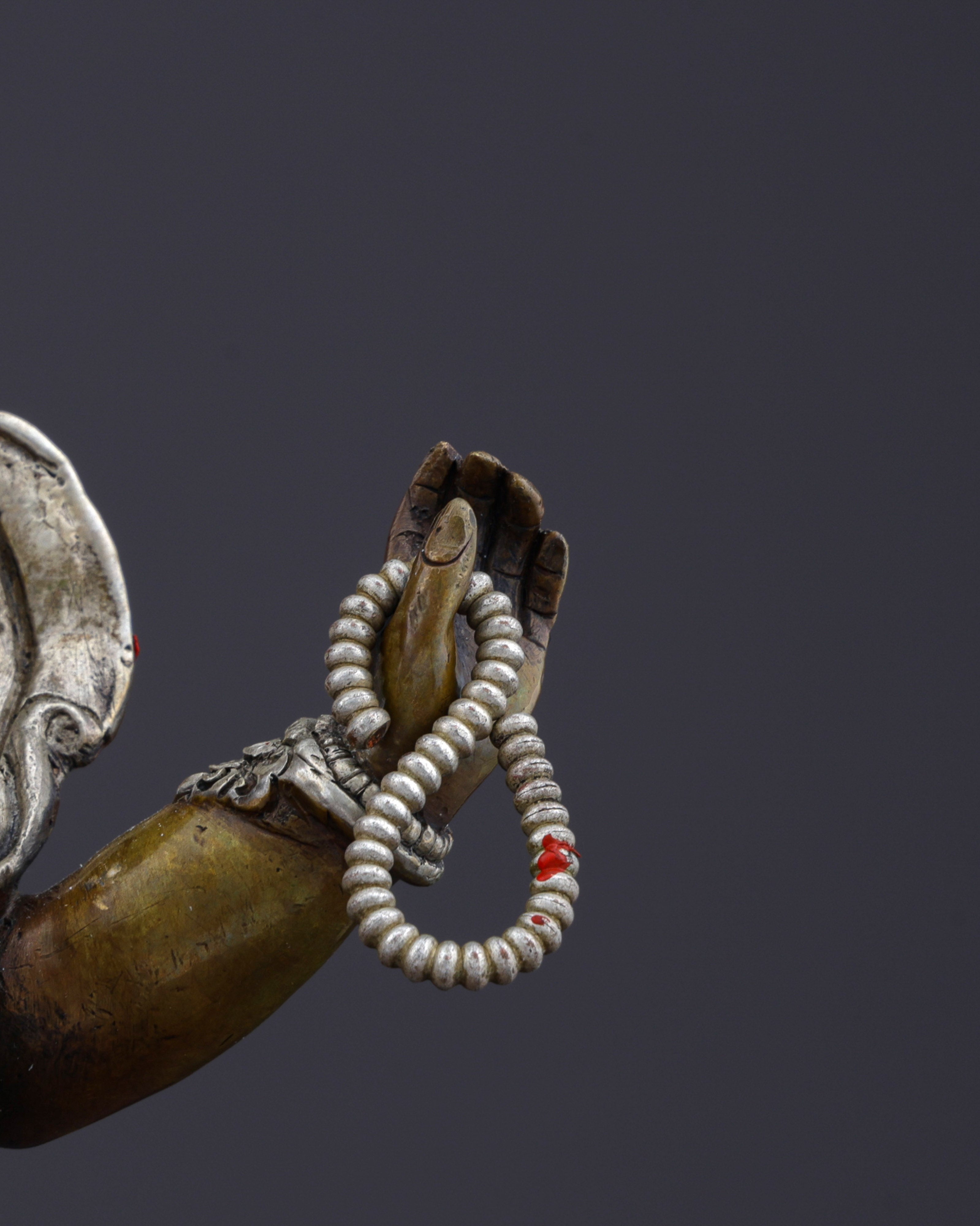 Divine Remover of Obstacles | Handcrafted Nepalese Oxidized Ganesh Statue
