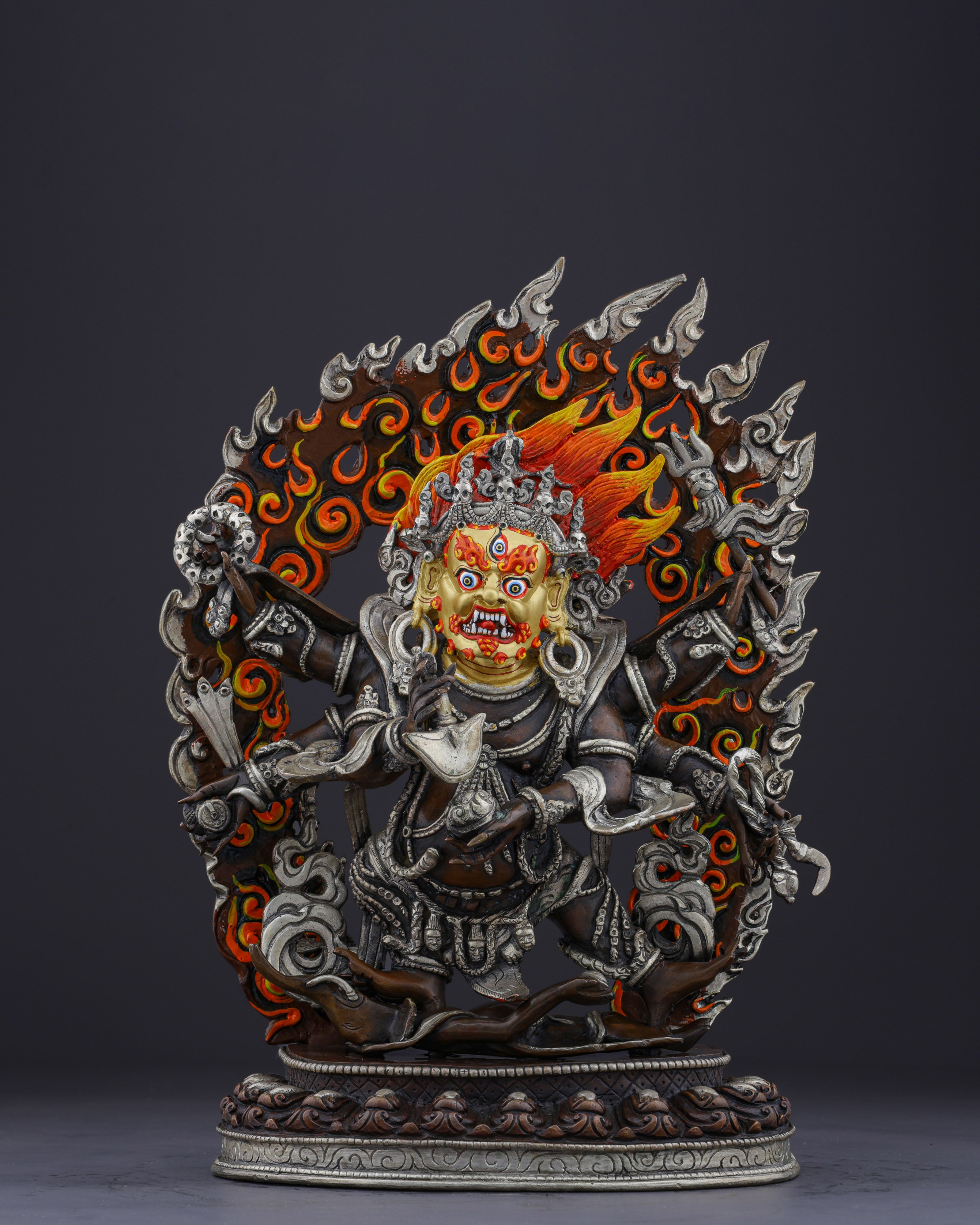 The Fierce Six-Armed Mahakala | Guardian of Dharma and Destroyer of Obstacles