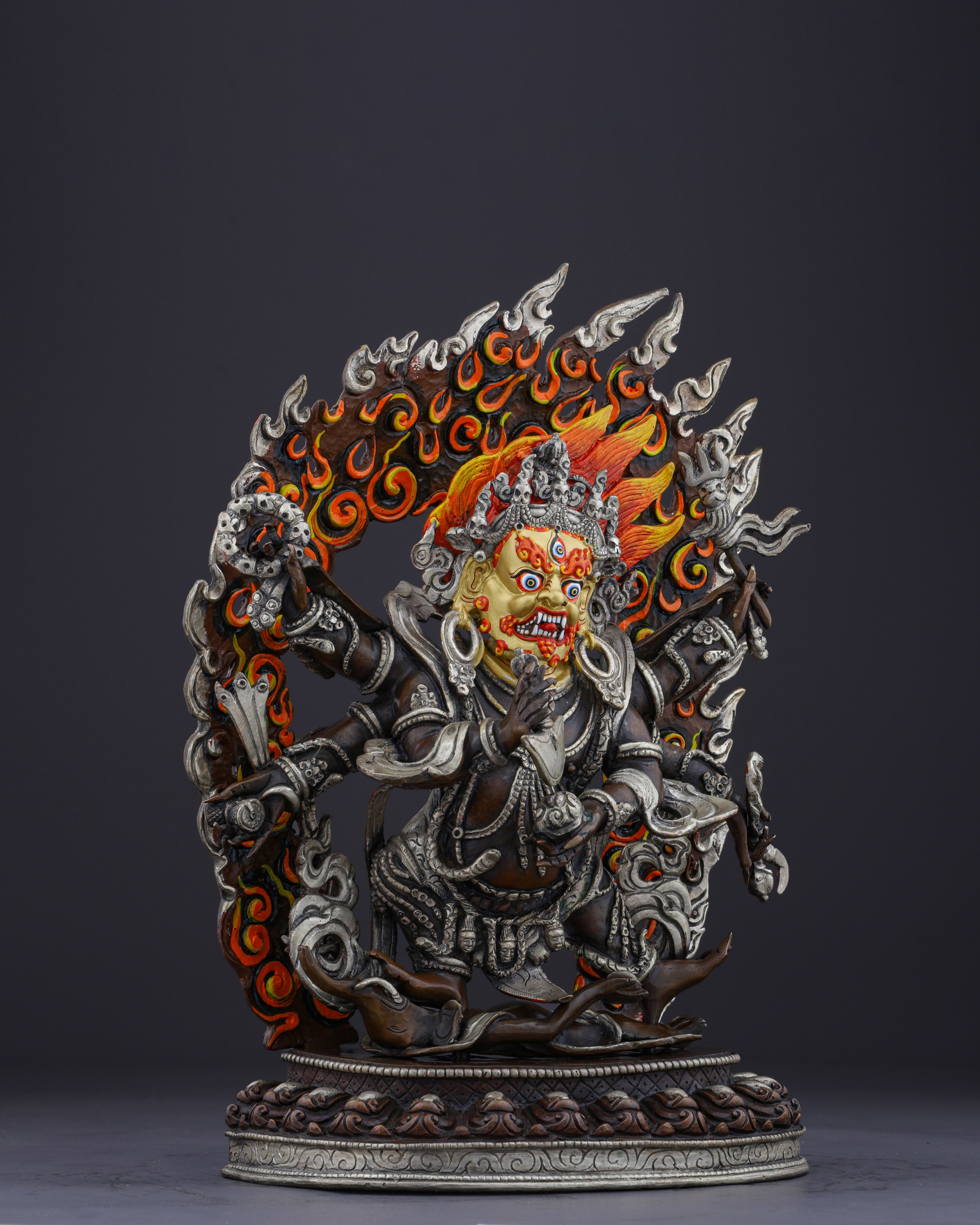 The Fierce Six-Armed Mahakala | Guardian of Dharma and Destroyer of Obstacles