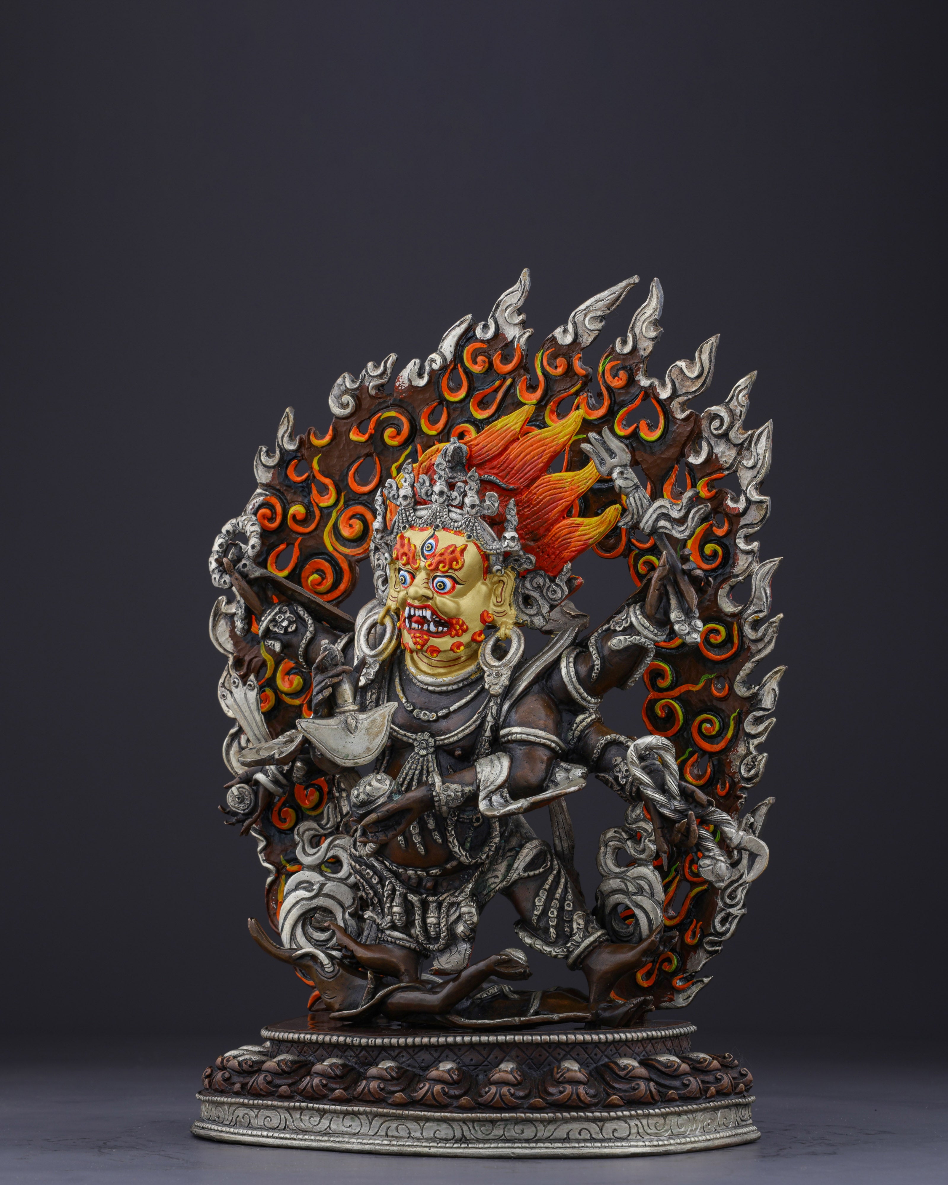 The Fierce Six-Armed Mahakala | Guardian of Dharma and Destroyer of Obstacles