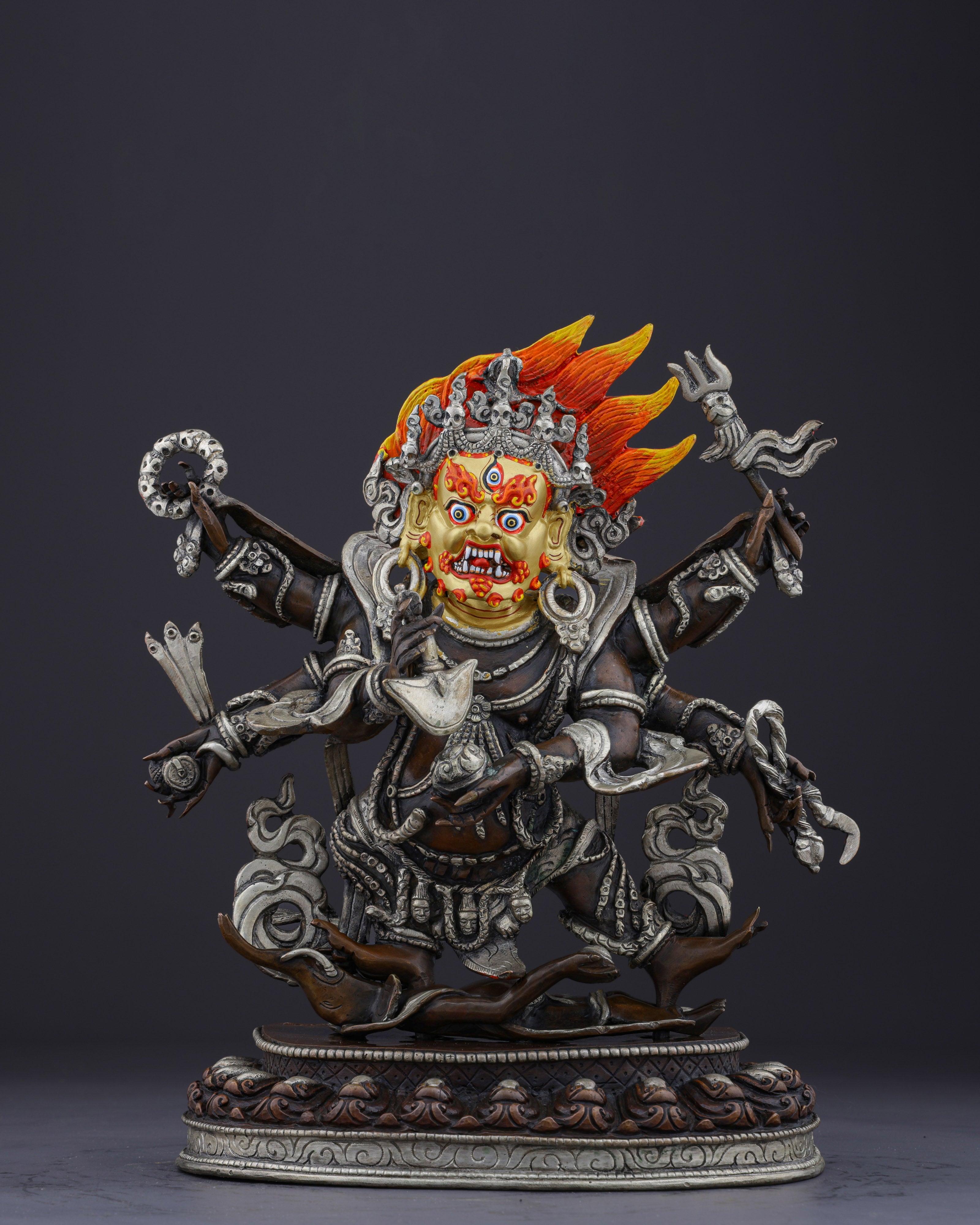 The Fierce Six-Armed Mahakala | Guardian of Dharma and Destroyer of Obstacles