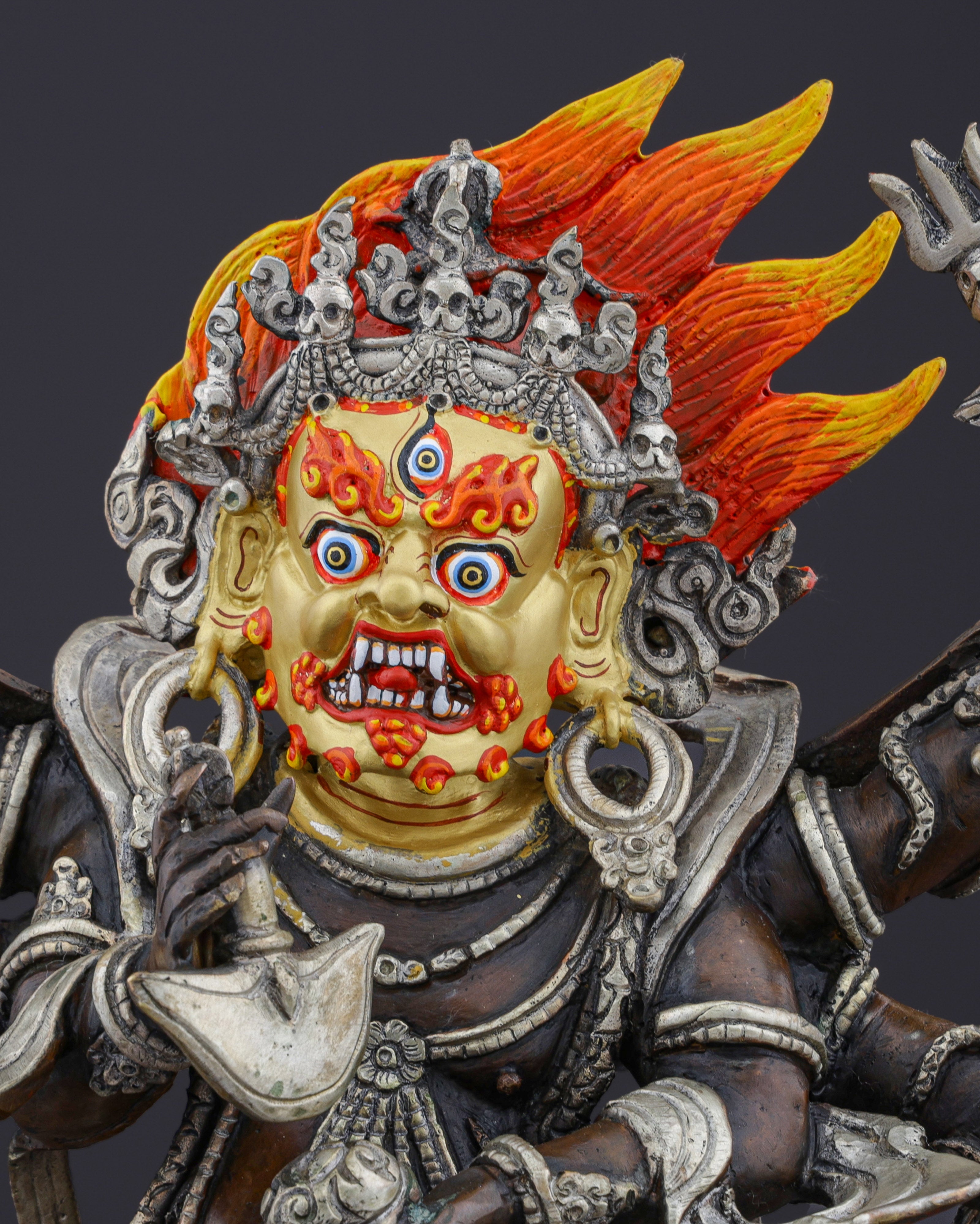 The Fierce Six-Armed Mahakala | Guardian of Dharma and Destroyer of Obstacles