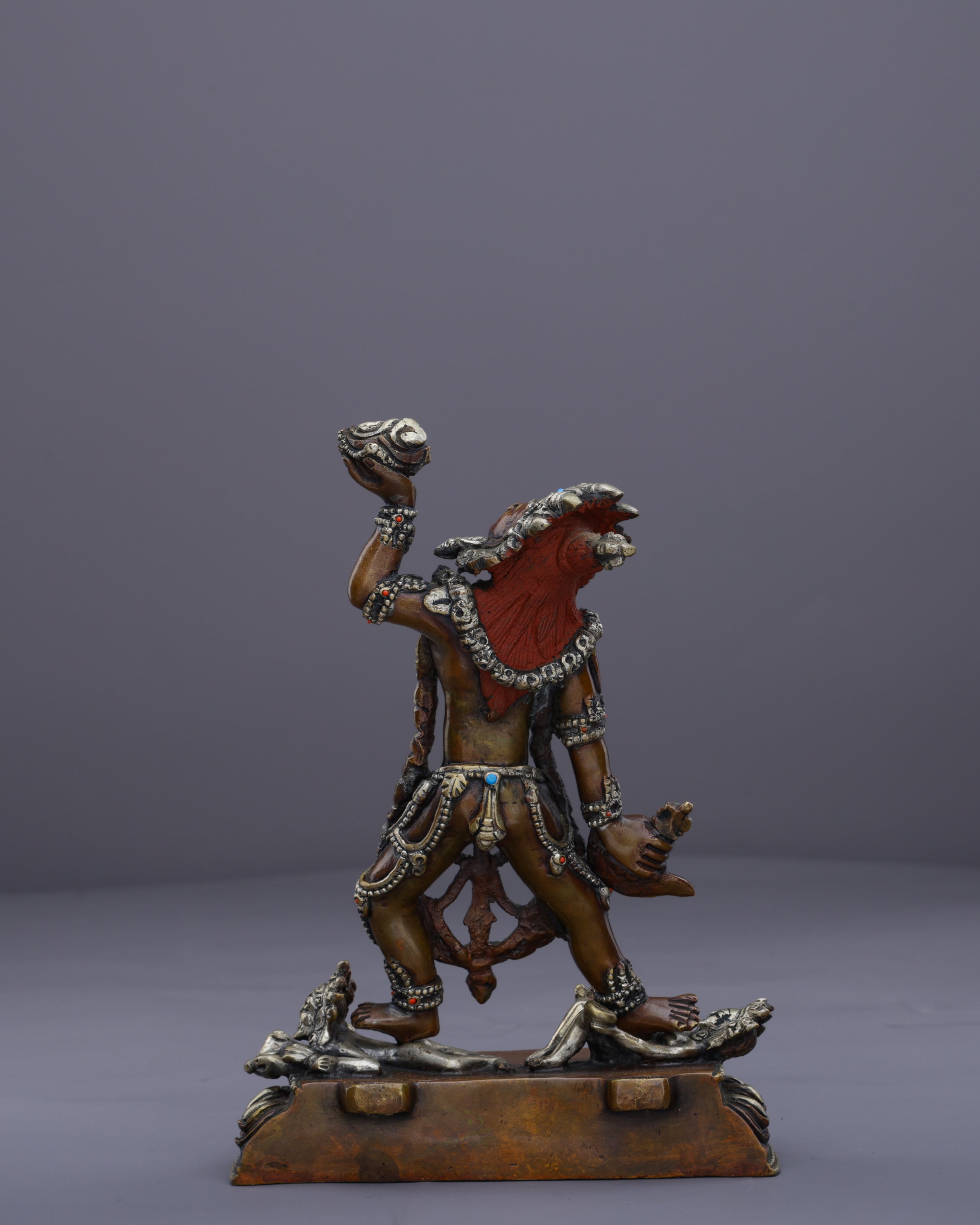 Fierce Wisdom | Handcrafted Nepalese Oxidized Vajrayogini Statue