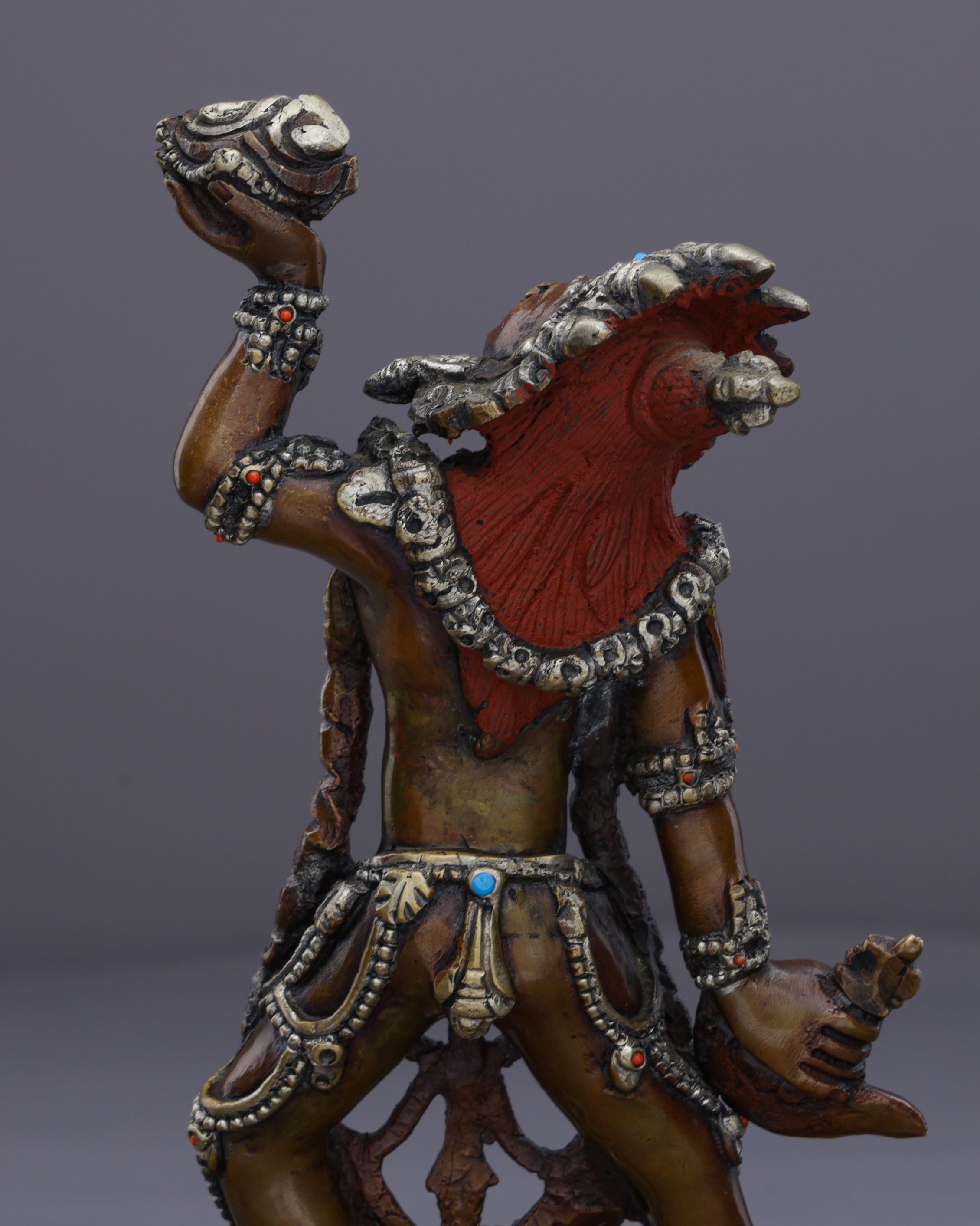 Fierce Wisdom | Handcrafted Nepalese Oxidized Vajrayogini Statue