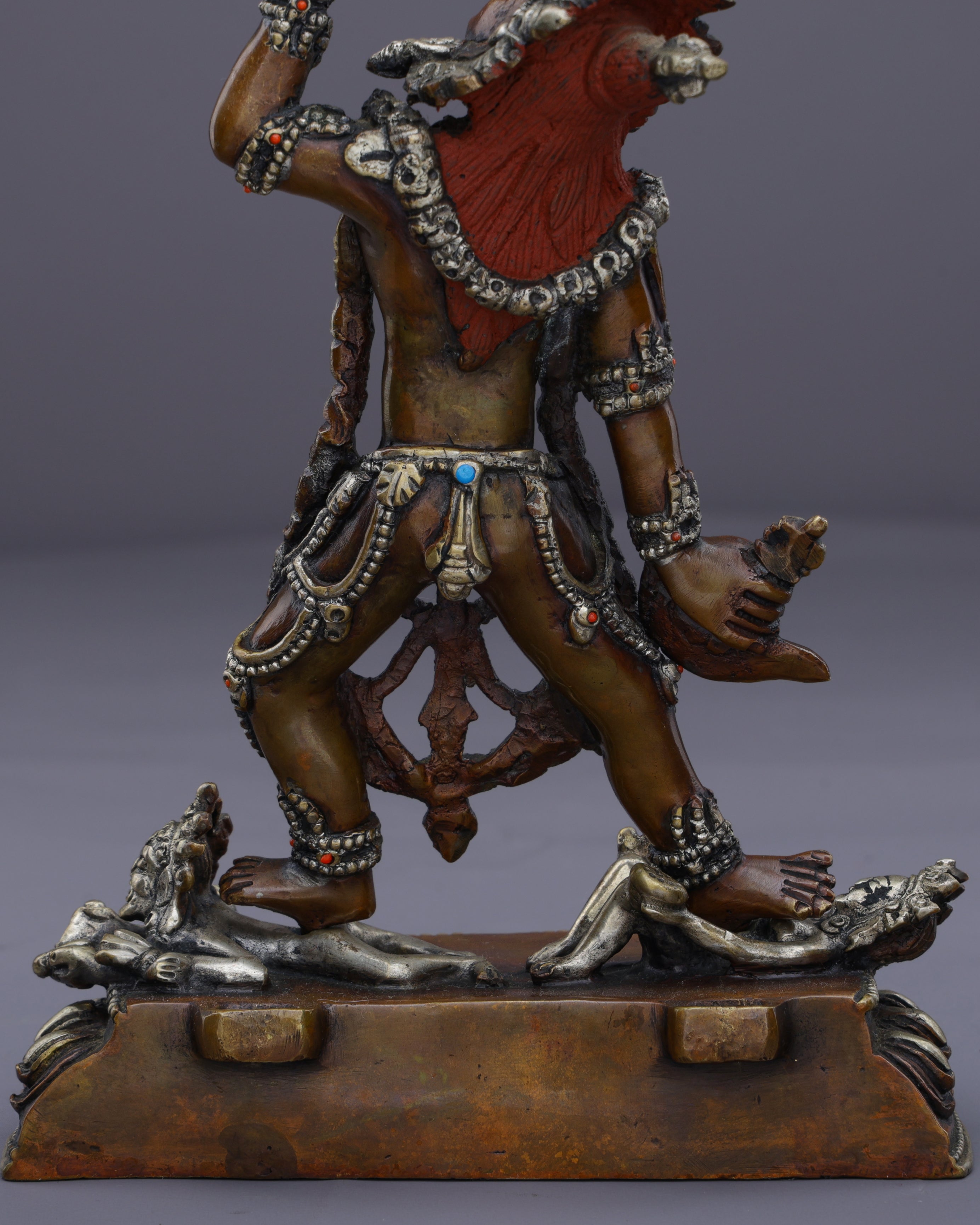 Fierce Wisdom | Handcrafted Nepalese Oxidized Vajrayogini Statue