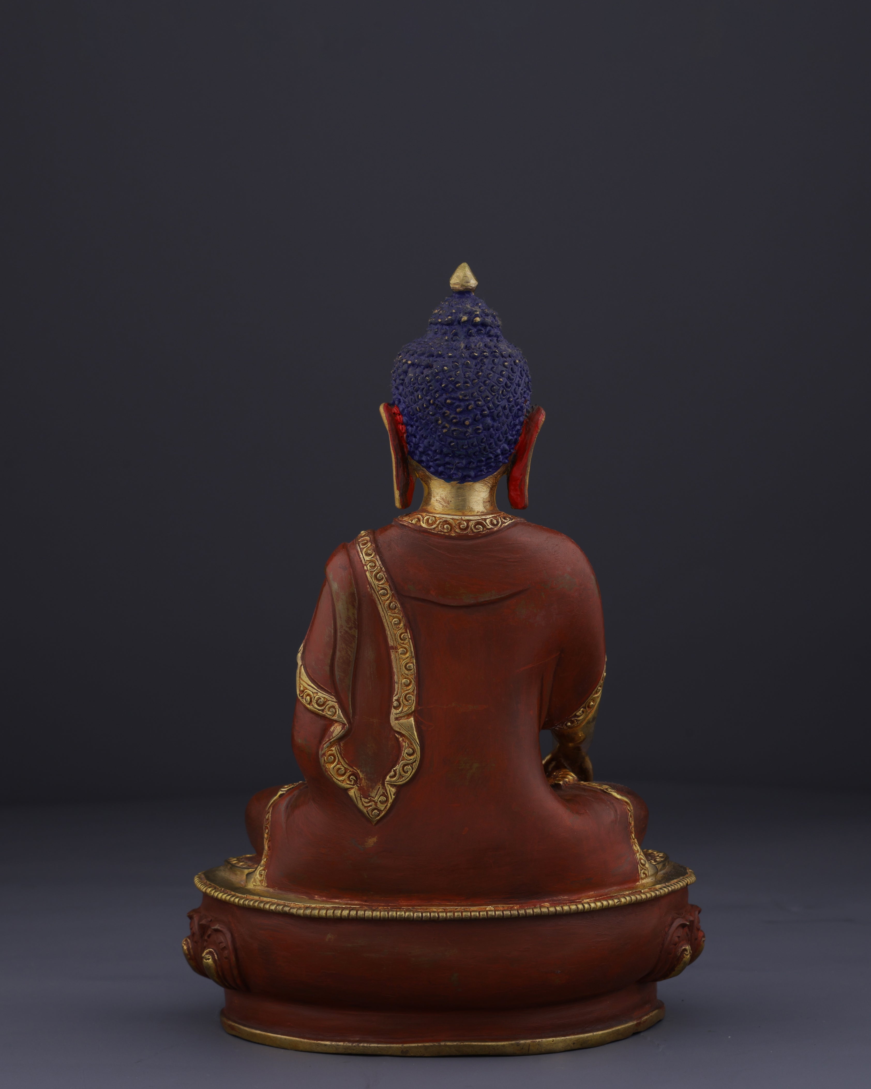 Enlightened Serenity | Handcrafted Nepalese Sakyamuni Buddha Statue