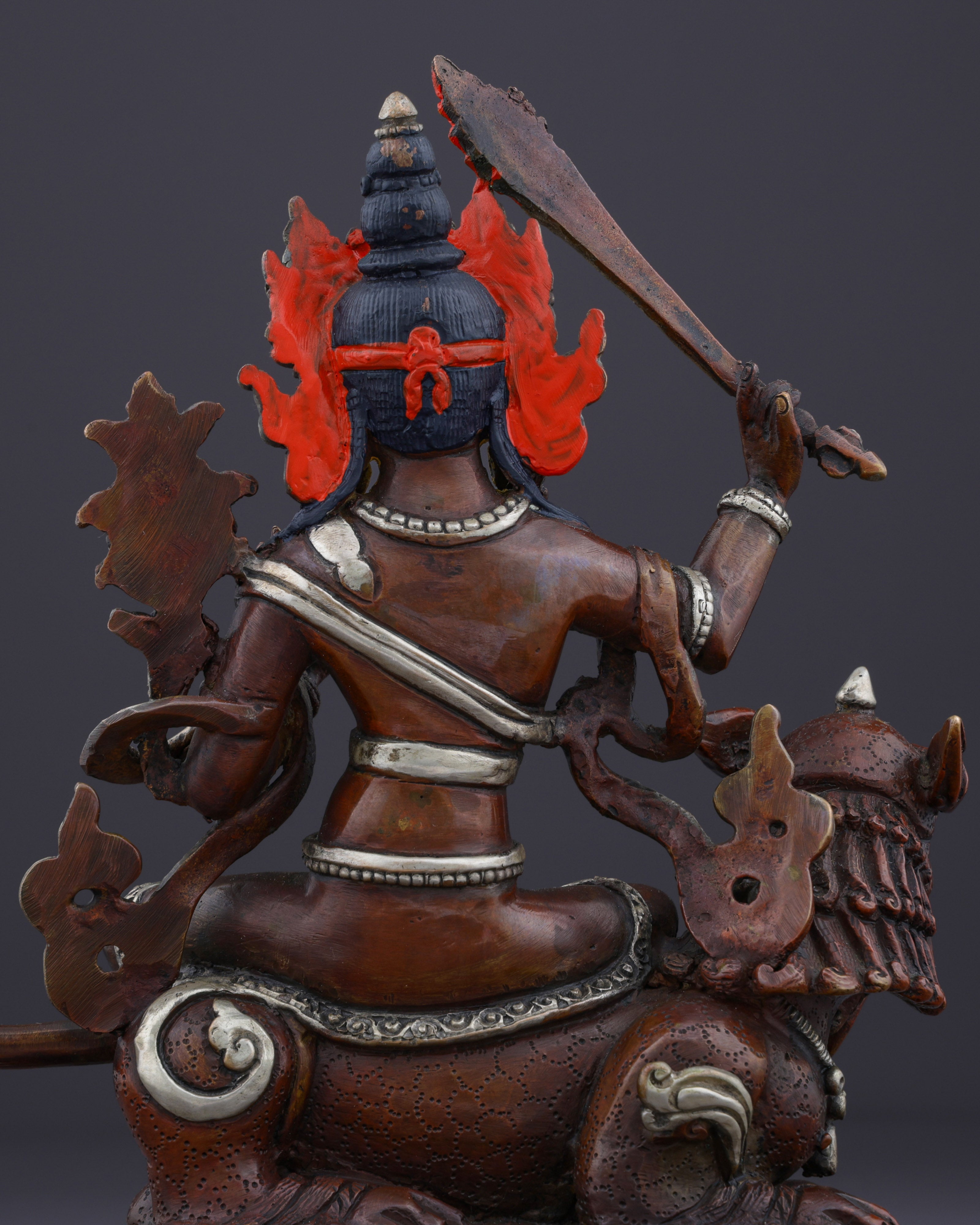 The Majestic Simhanada Manjushri | A Divine Guardian of Wisdom