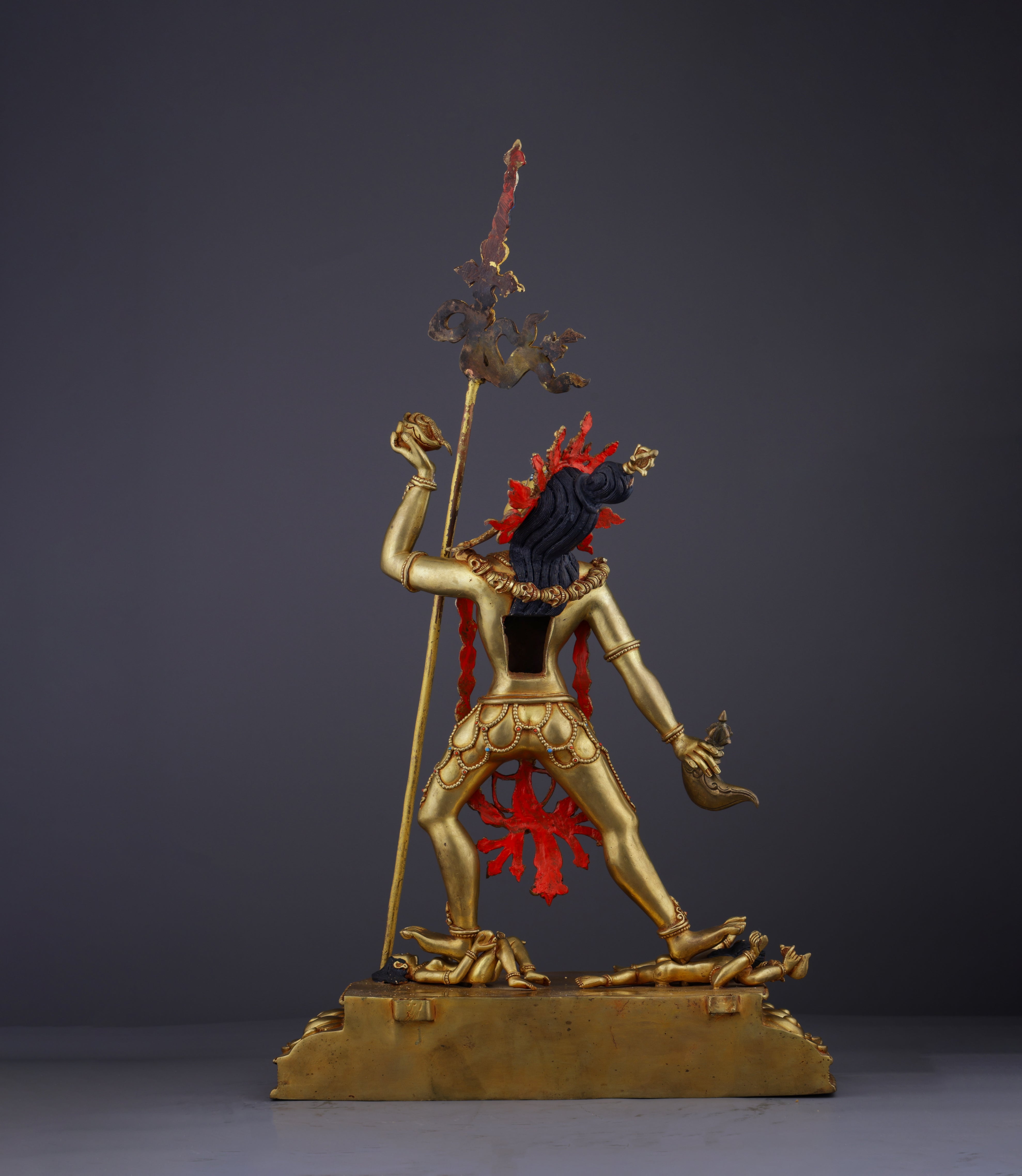 Sacred Feminine Power | Gold-Gilded Nepalese Vajrayogini Statue