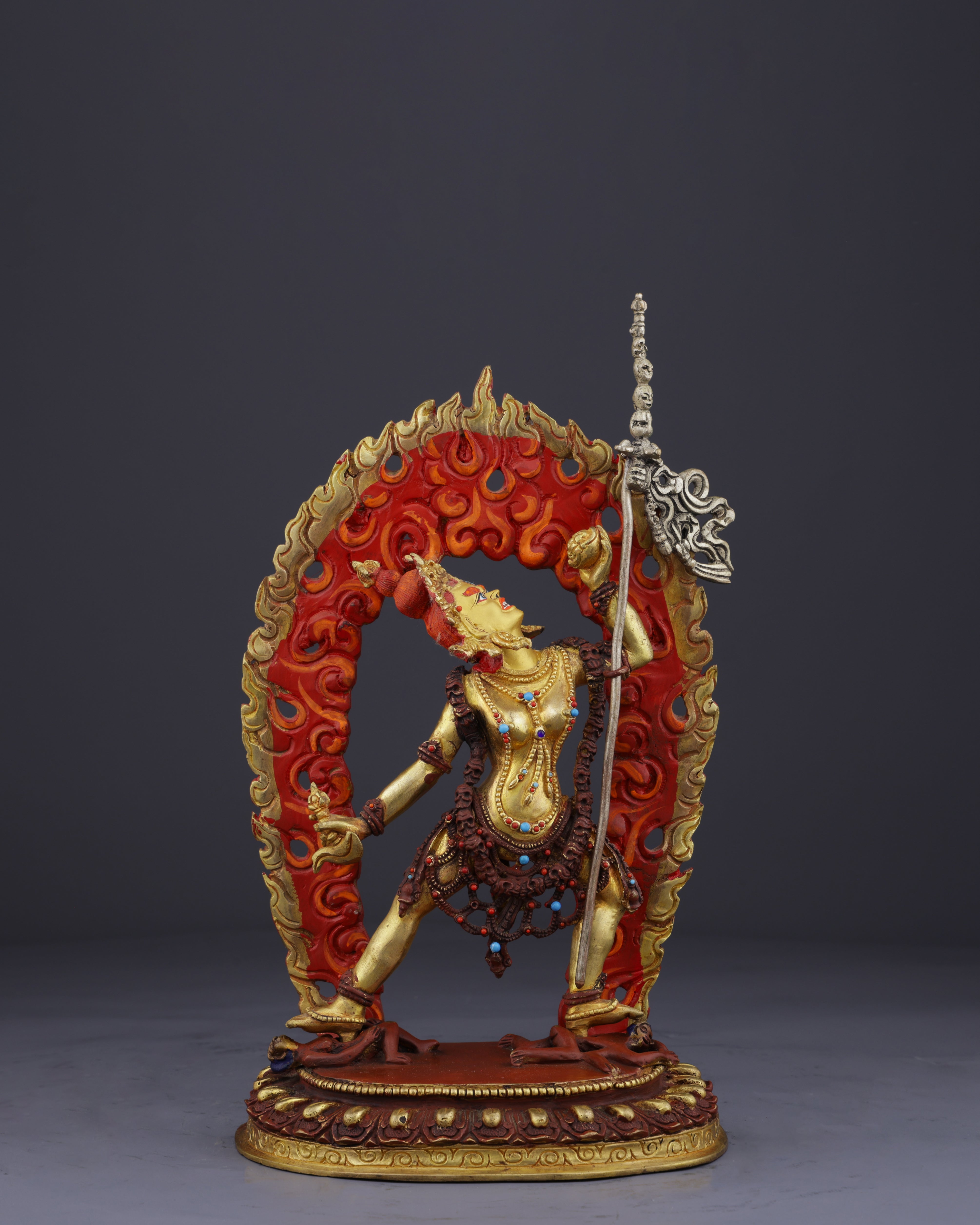 Radiant Dakini Grace | Exquisite Nepalese Vajrayogini Statue