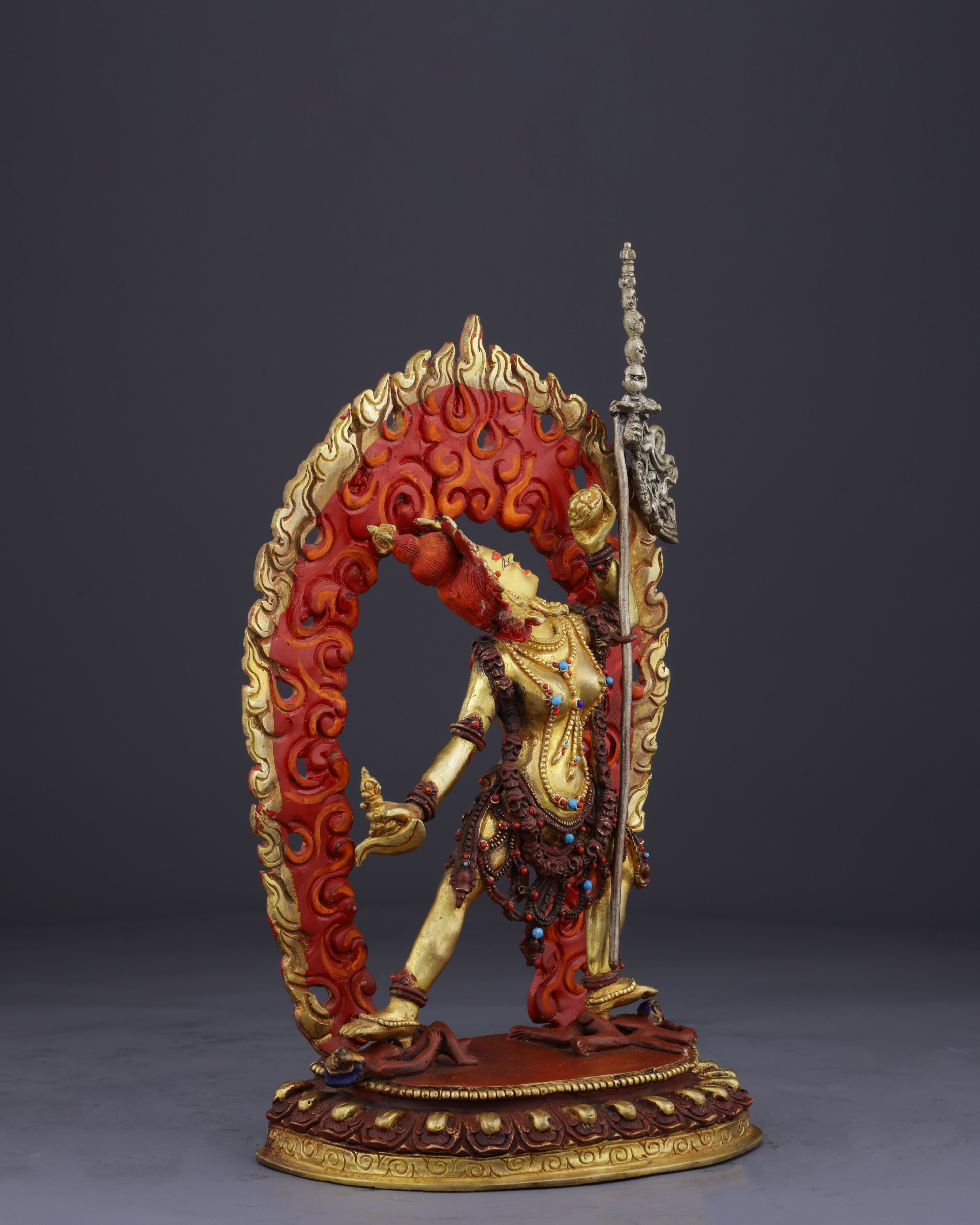 Radiant Dakini Grace | Exquisite Nepalese Vajrayogini Statue