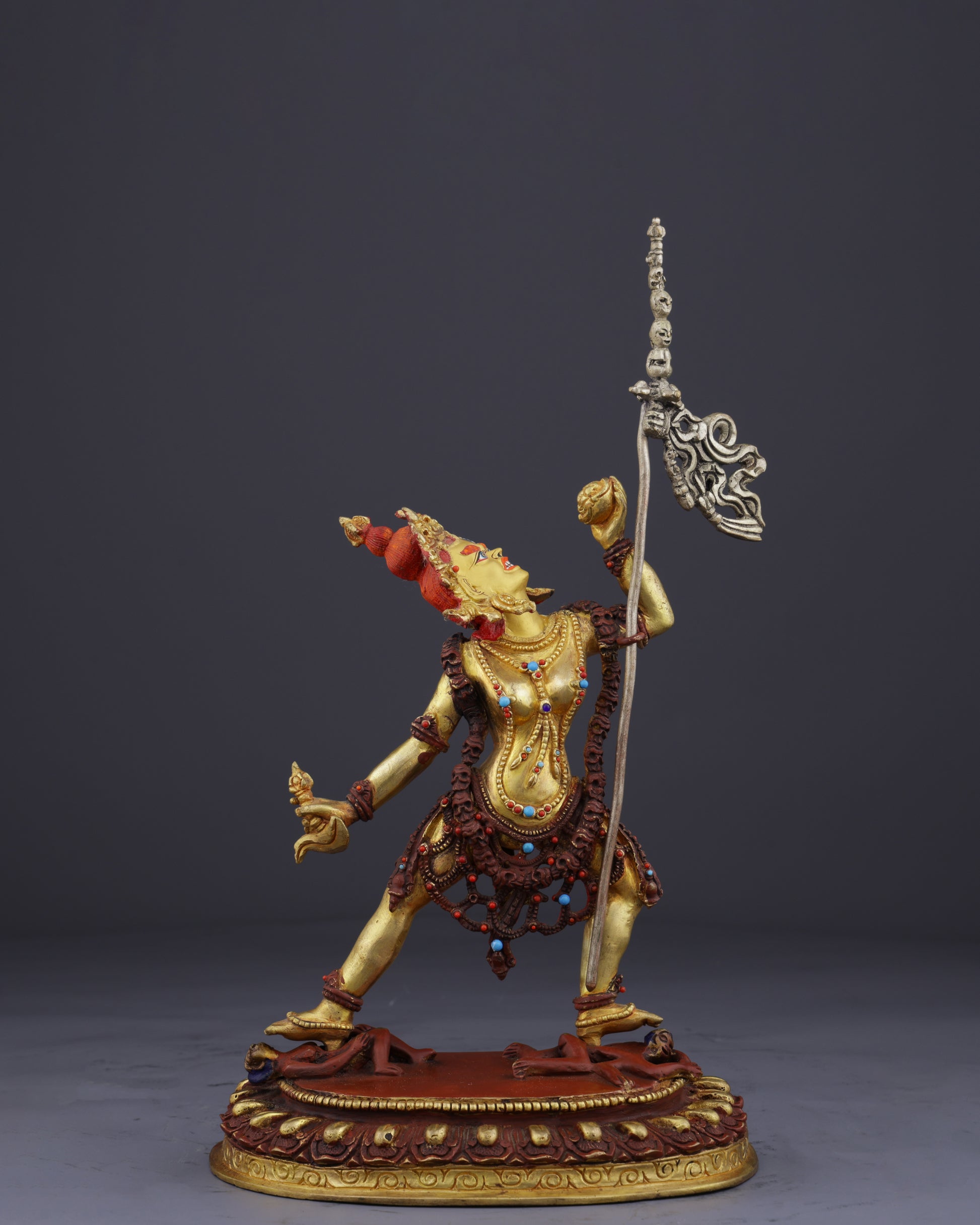 Radiant Dakini Grace | Exquisite Nepalese Vajrayogini Statue - Authentic Handcrafted Statue
