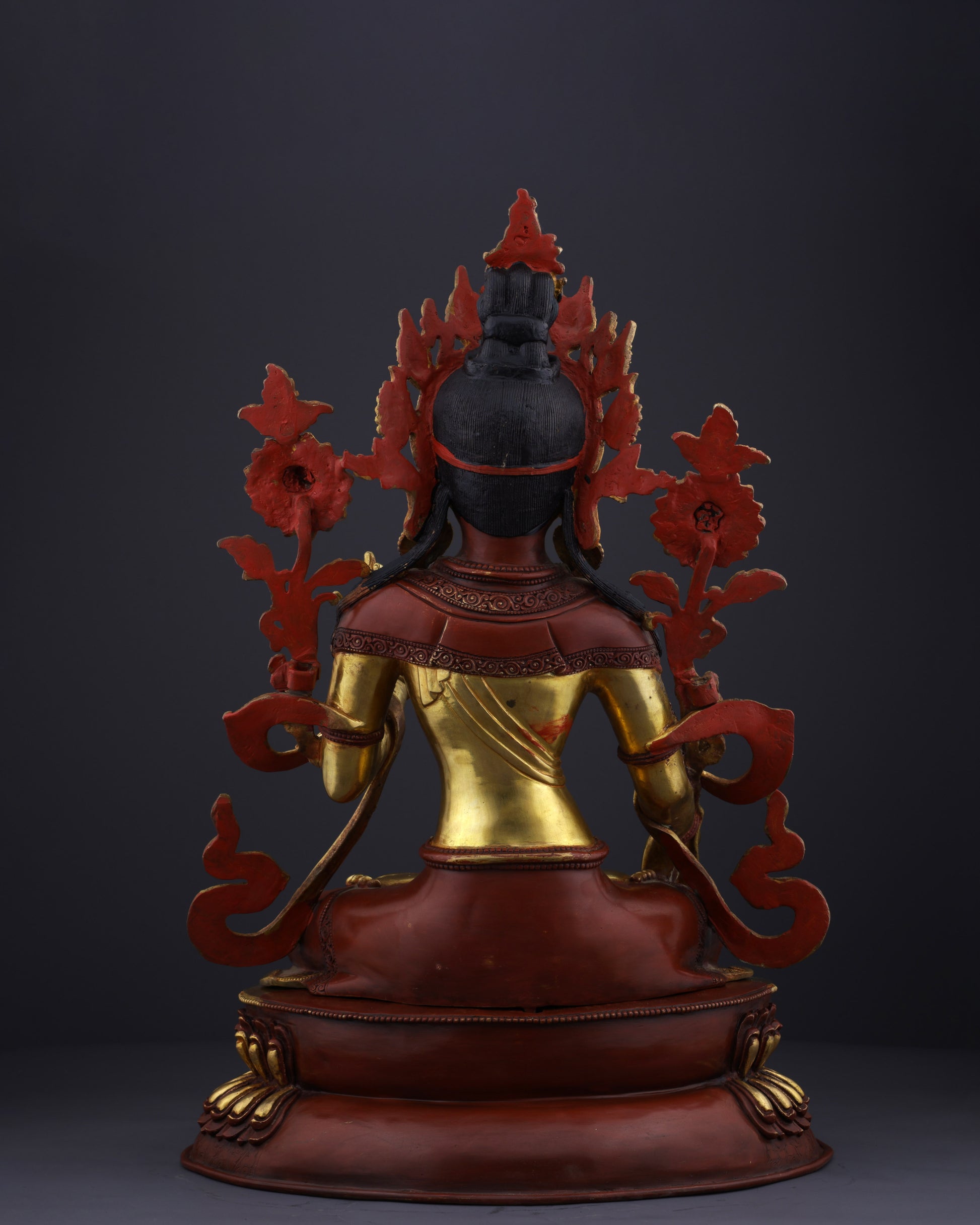 The Mother of Compassion | Majestic Nepalese White Tara Statue - Authentic Handcrafted Statue