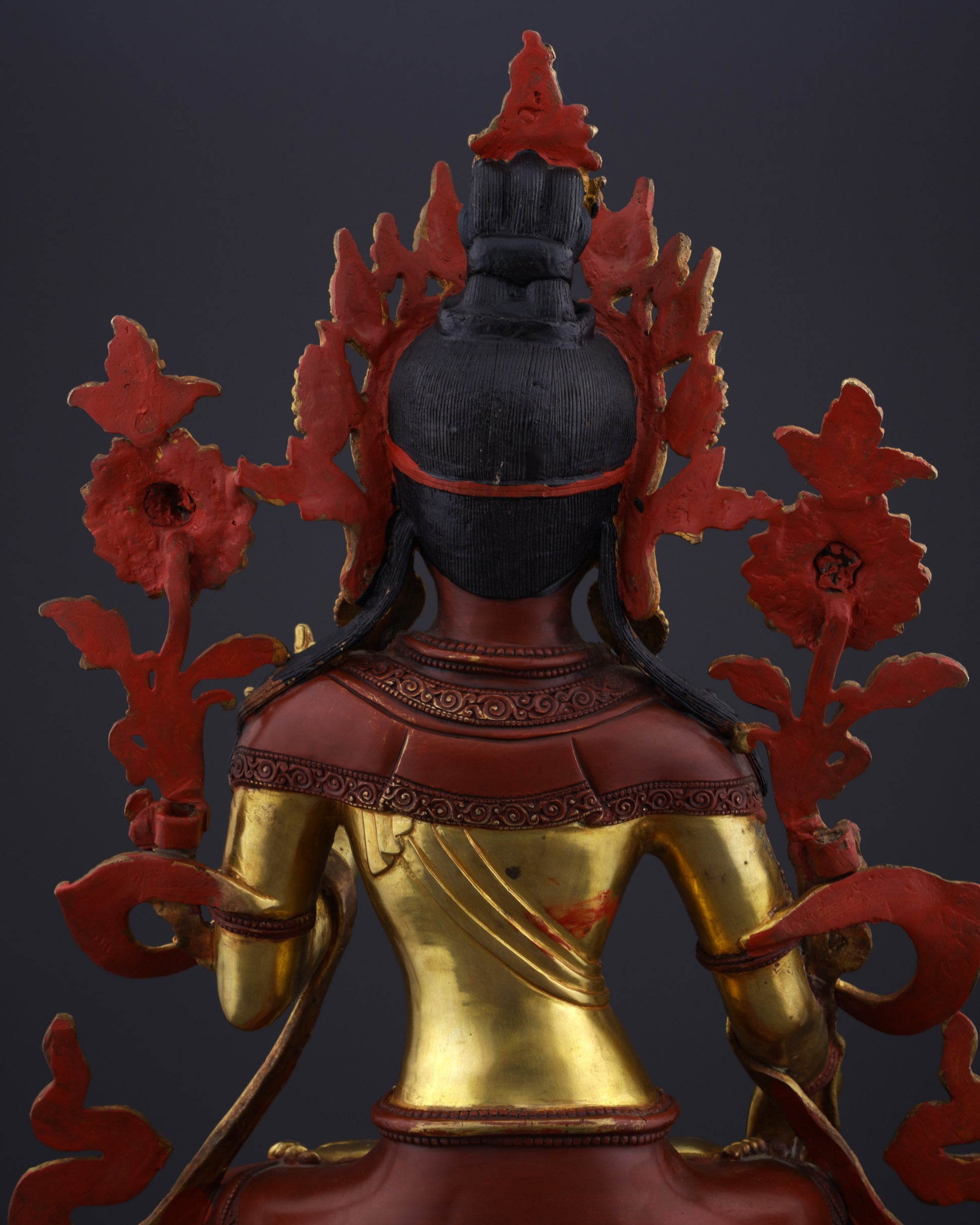 The Mother of Compassion | Majestic Nepalese White Tara Statue - Authentic Handcrafted Statue