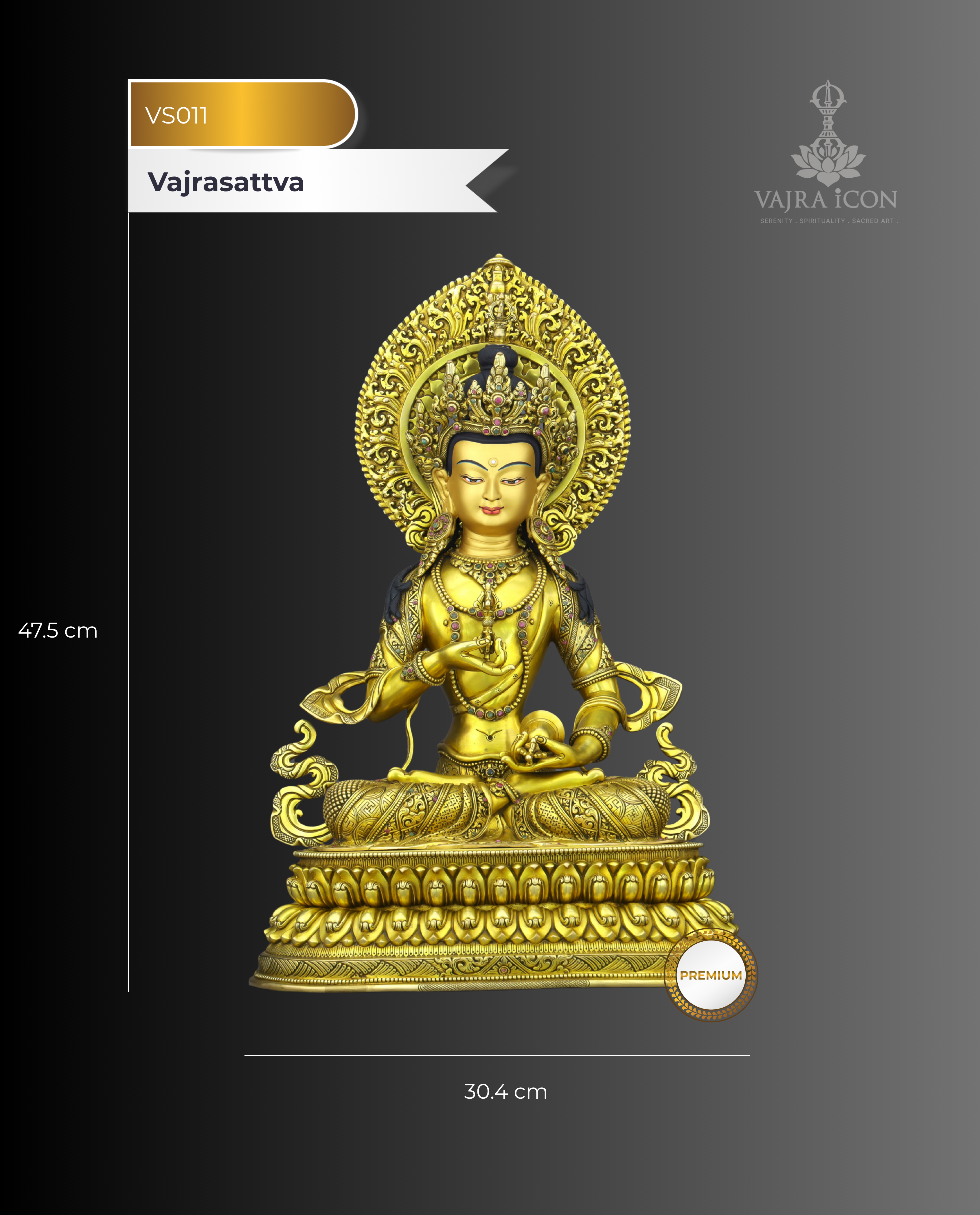 Pure as a Diamond | The Vajrasattva Statue That Purifies All and Illuminates Every Space