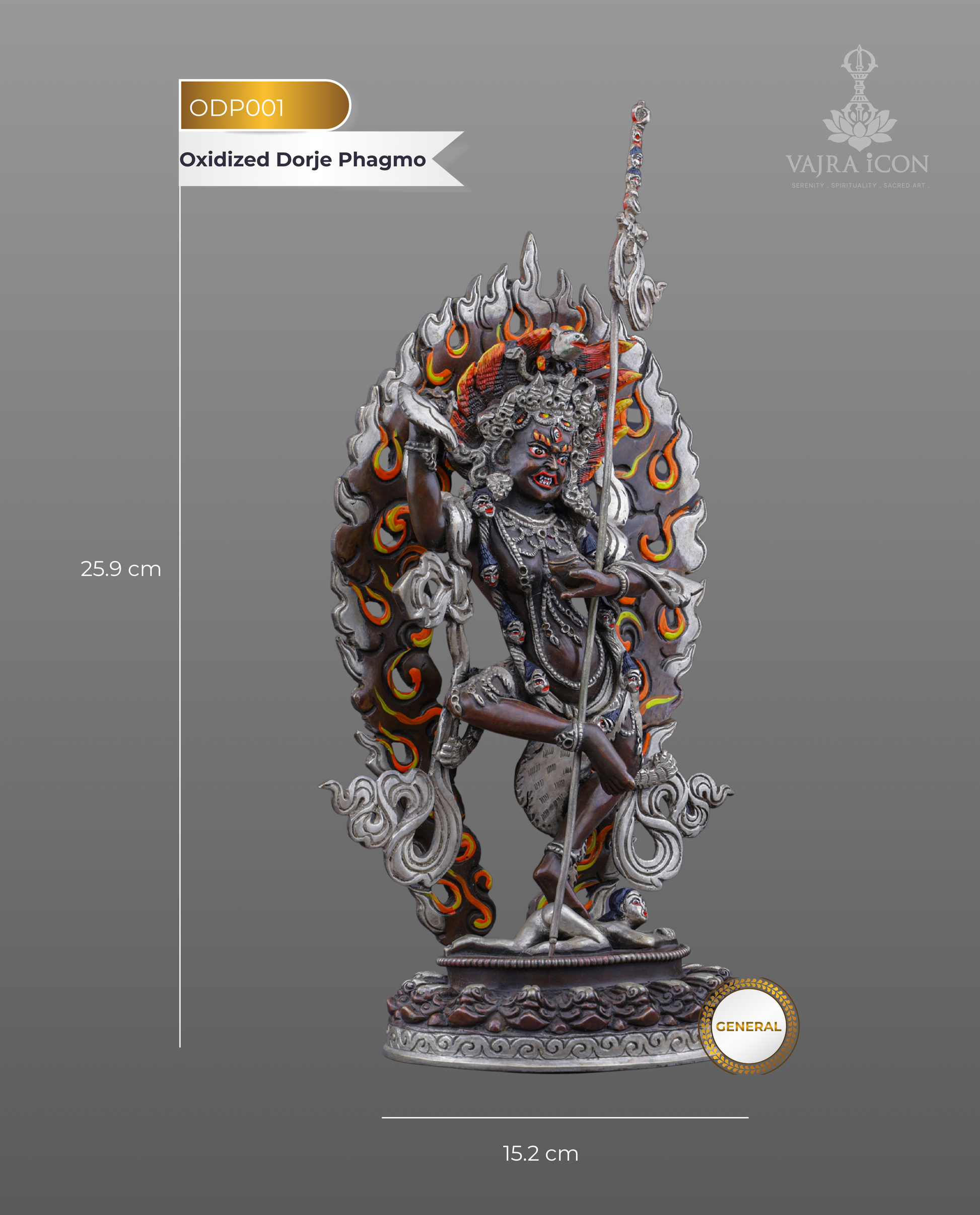 Dorje Phagmo | The Diamond Sow of Spiritual Liberation - Authentic Handcrafted Statue