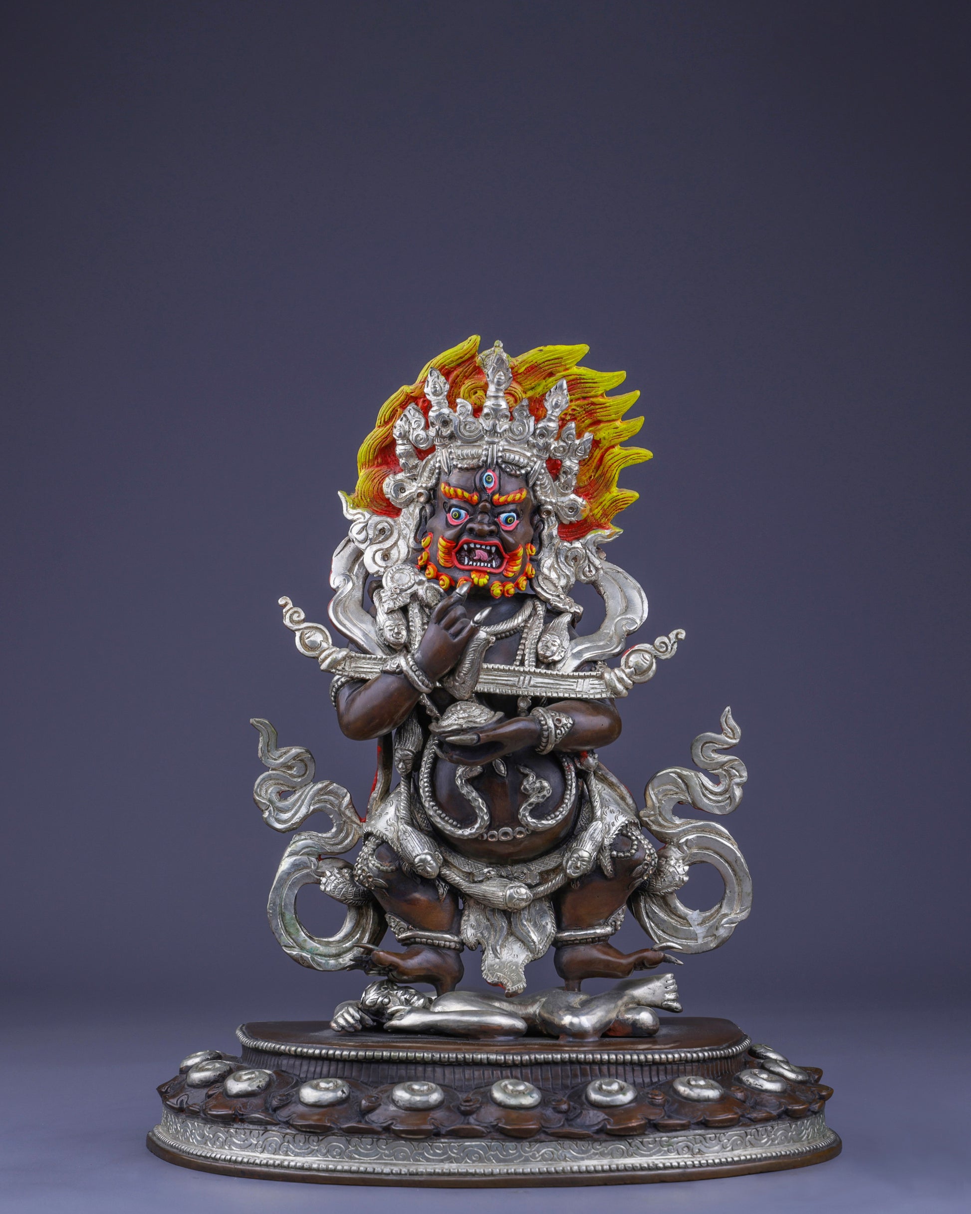 Sakya Mahakala | The Sacred Guardian of Tibetan Wisdom - Authentic Handcrafted Statue