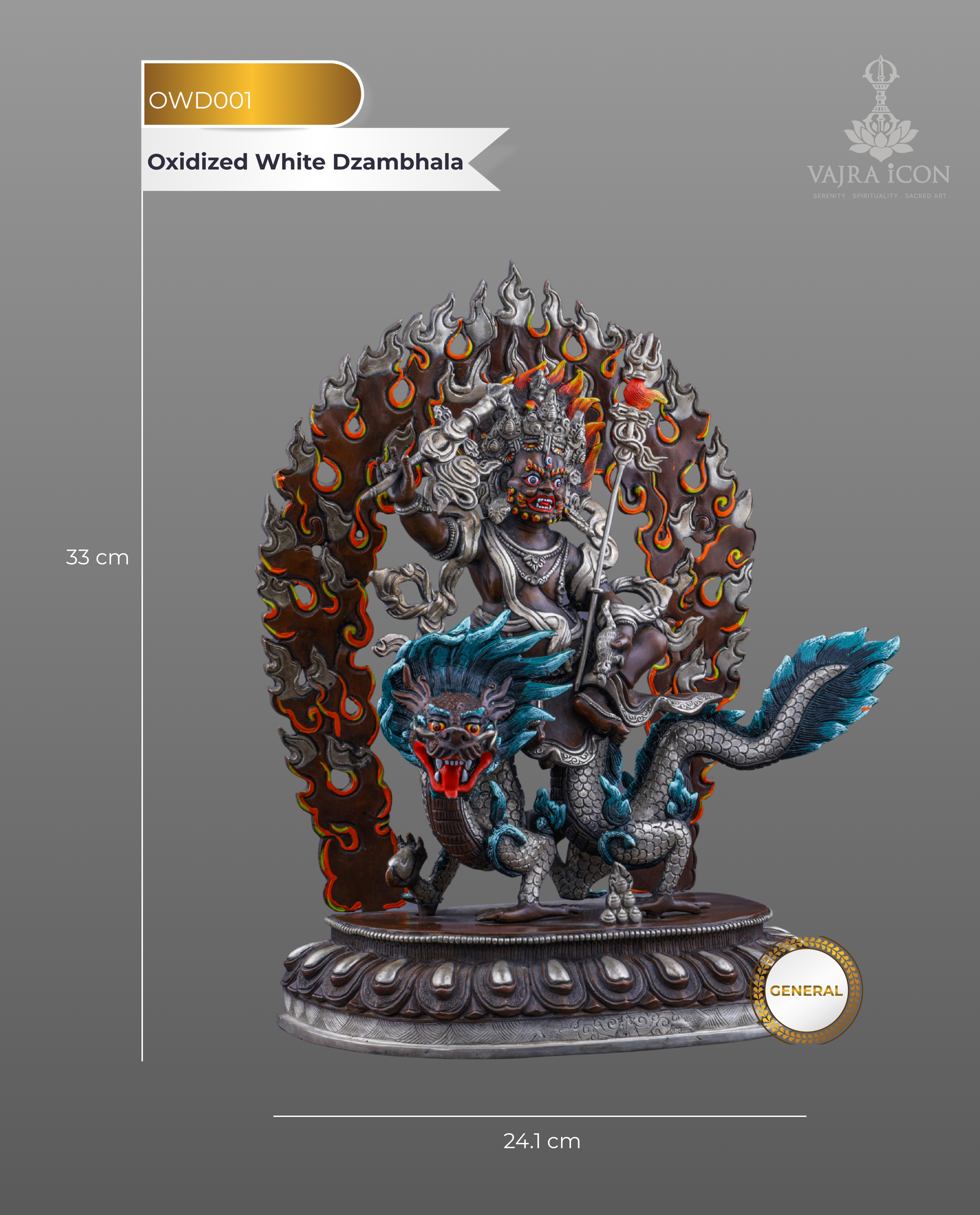Sacred White Dzambhala | Guardian of Prosperity and Wisdom