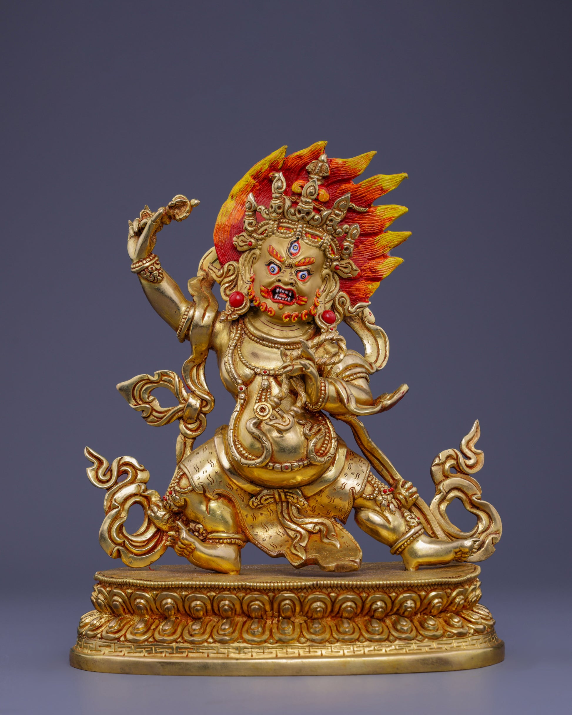 Vajrapani | The Thunderbolt Bearer of Enlightened Power - Authentic Handcrafted Statue
