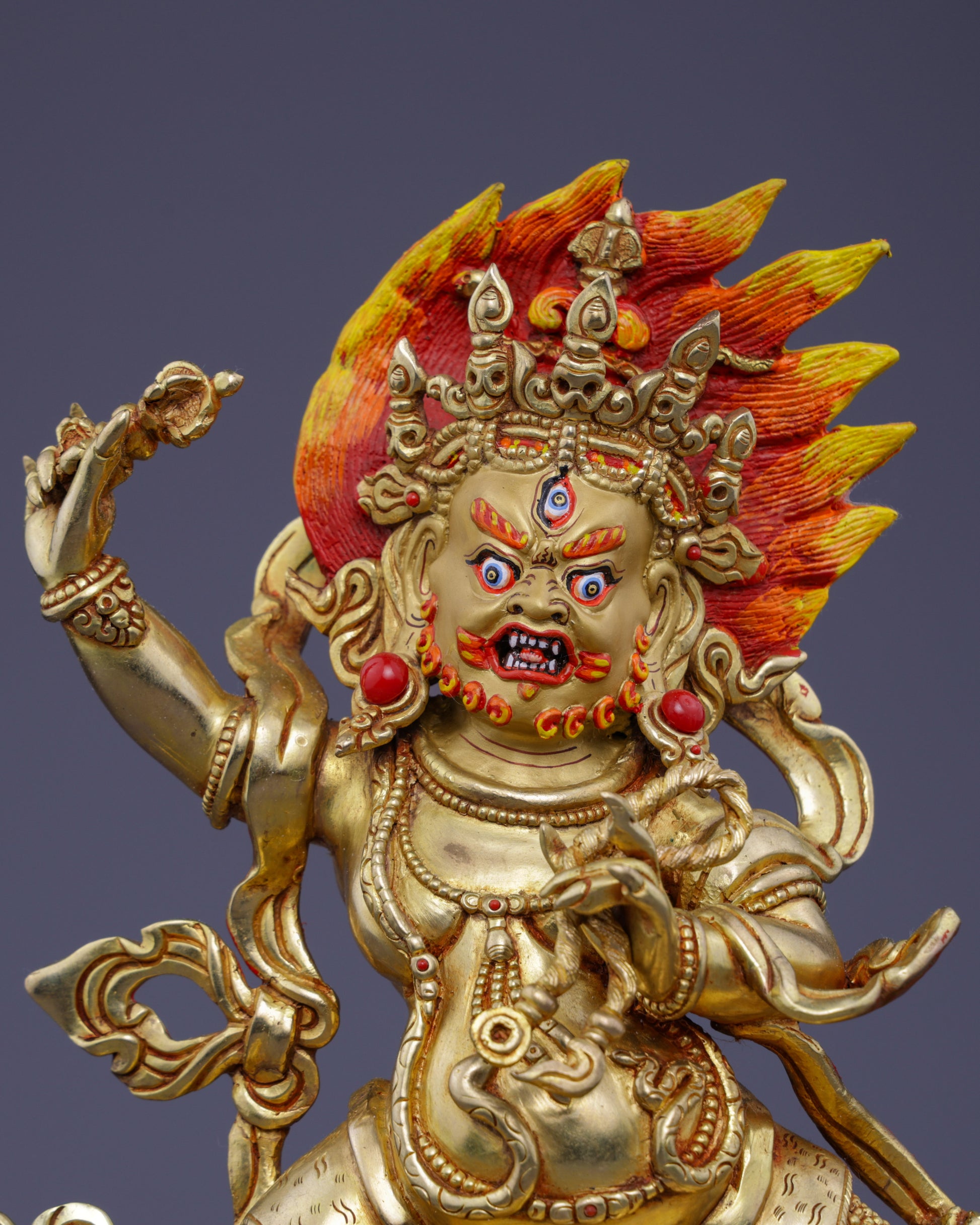 Vajrapani | The Thunderbolt Bearer of Enlightened Power - Authentic Handcrafted Statue