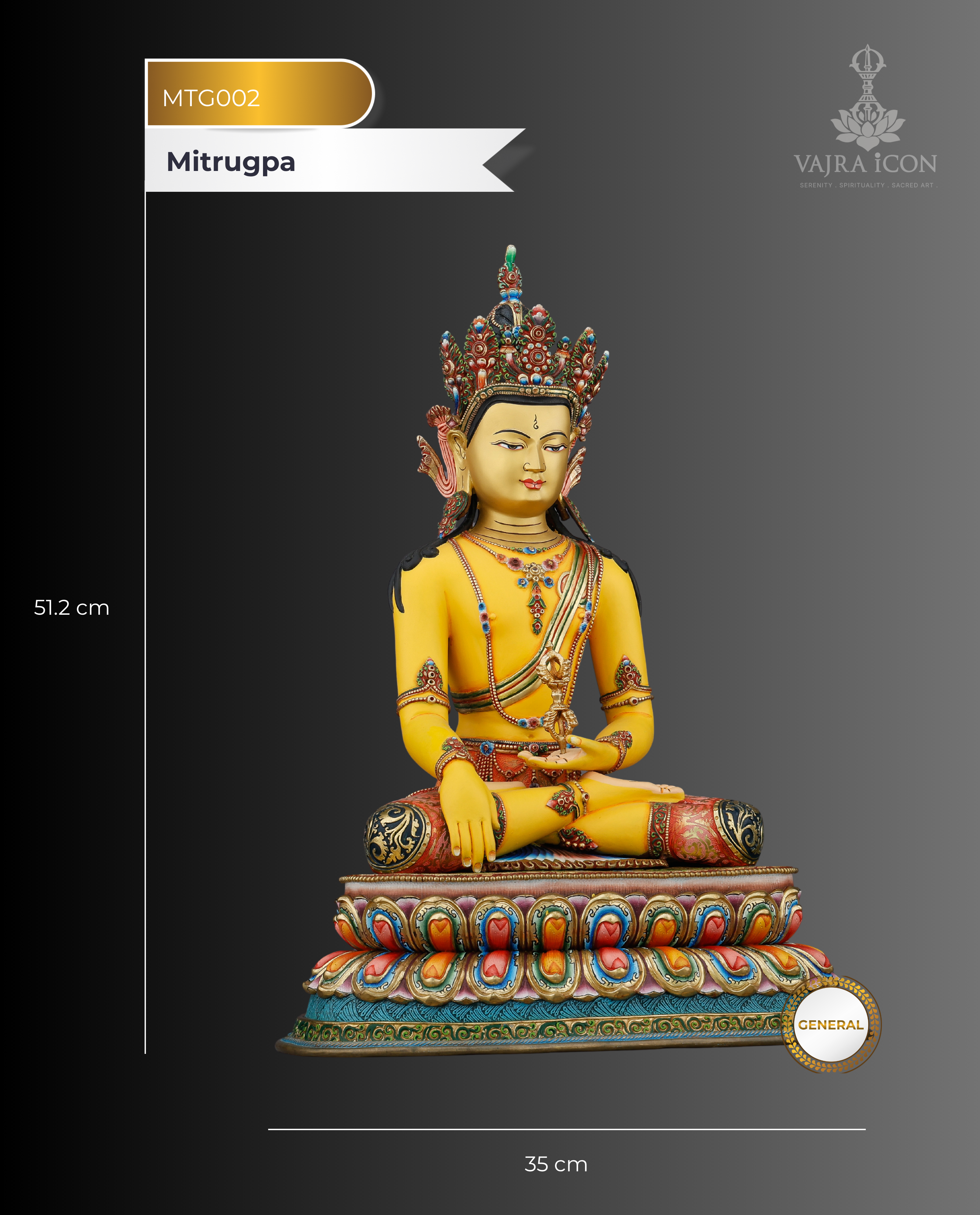 Mitrugpa Statue | That Purifies Karma and Illuminates the Eastern Pure Land