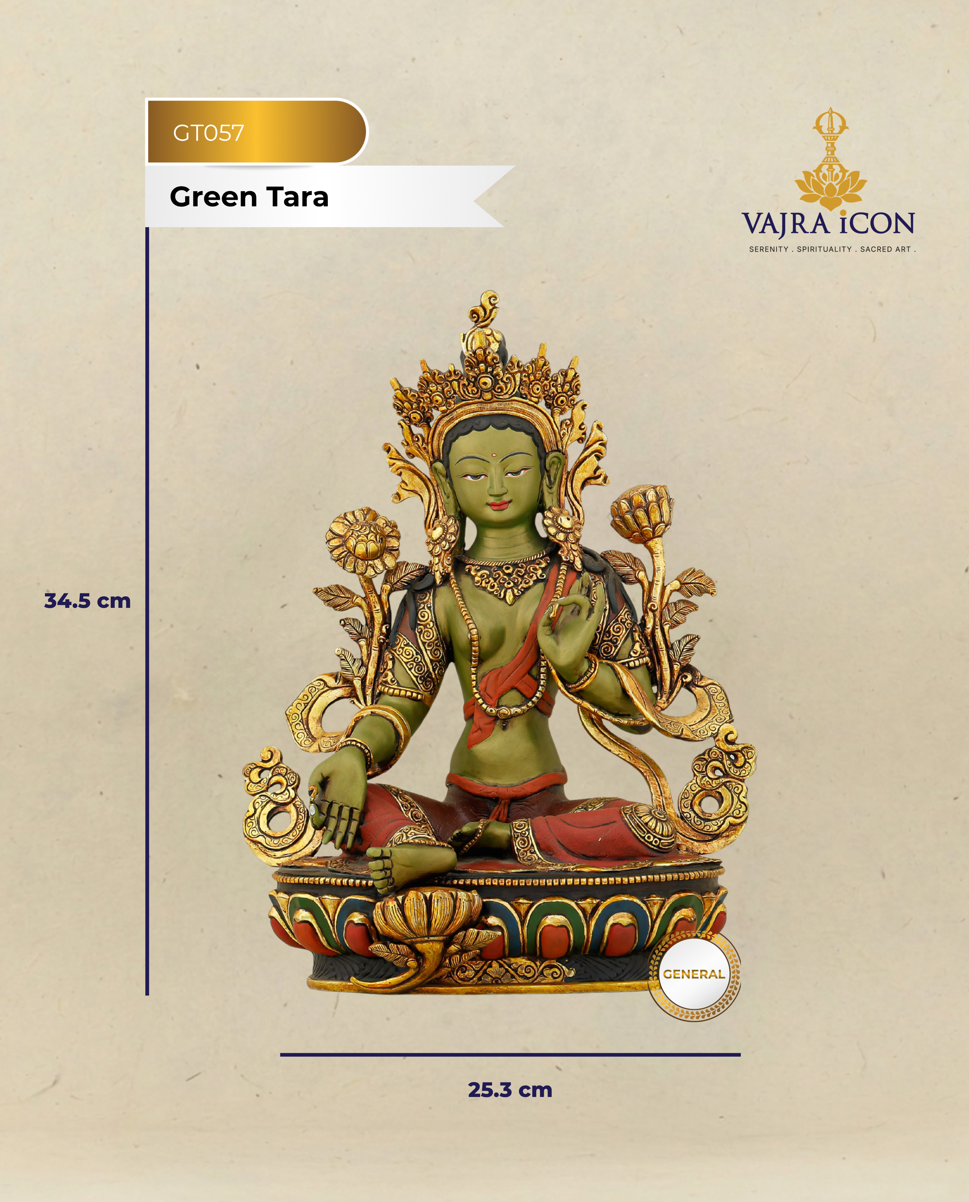 Green as Life Itself, Swift as Compassion | Handcrafted Green Tara From Nepal