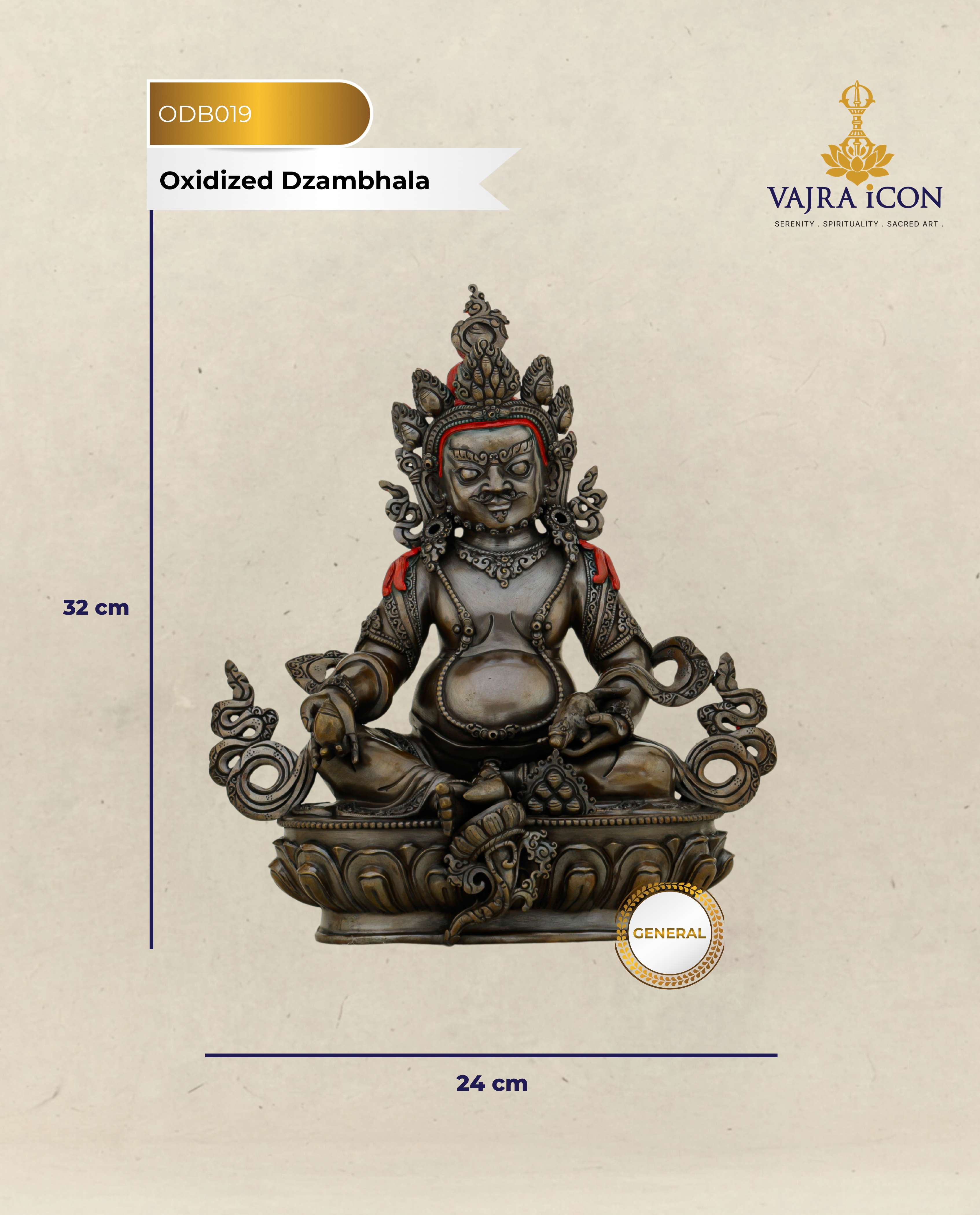 Dark, Powerful, and Overflowing | Nepalese Oxidized Dzambhala Statue That Unlocks Abundance