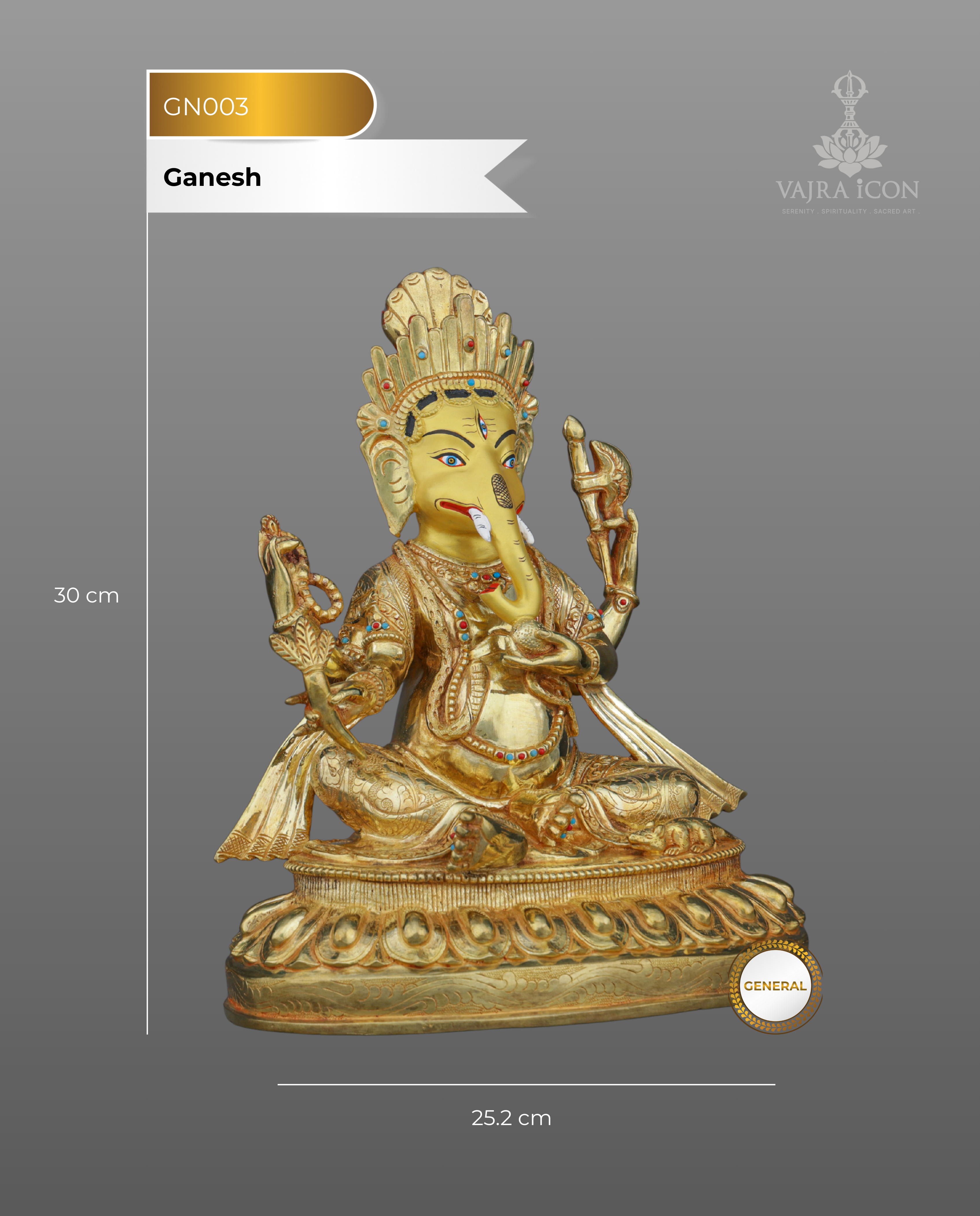 Handcrafted Ganesh Statue | Remover of Obstacles and Lord of Success