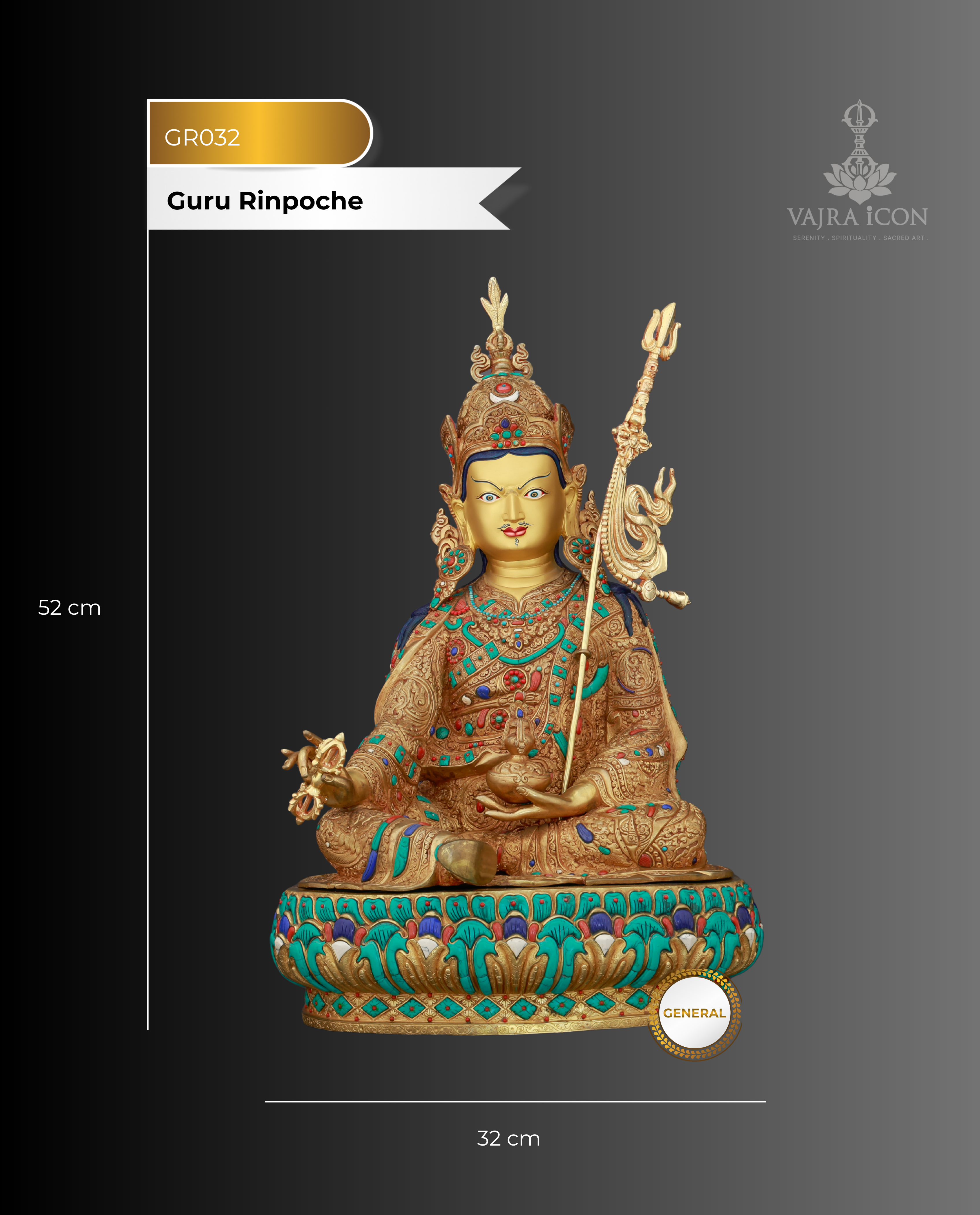 The Lotus-Born Master Awakens | Gilded Guru Rinpoche from Nepal