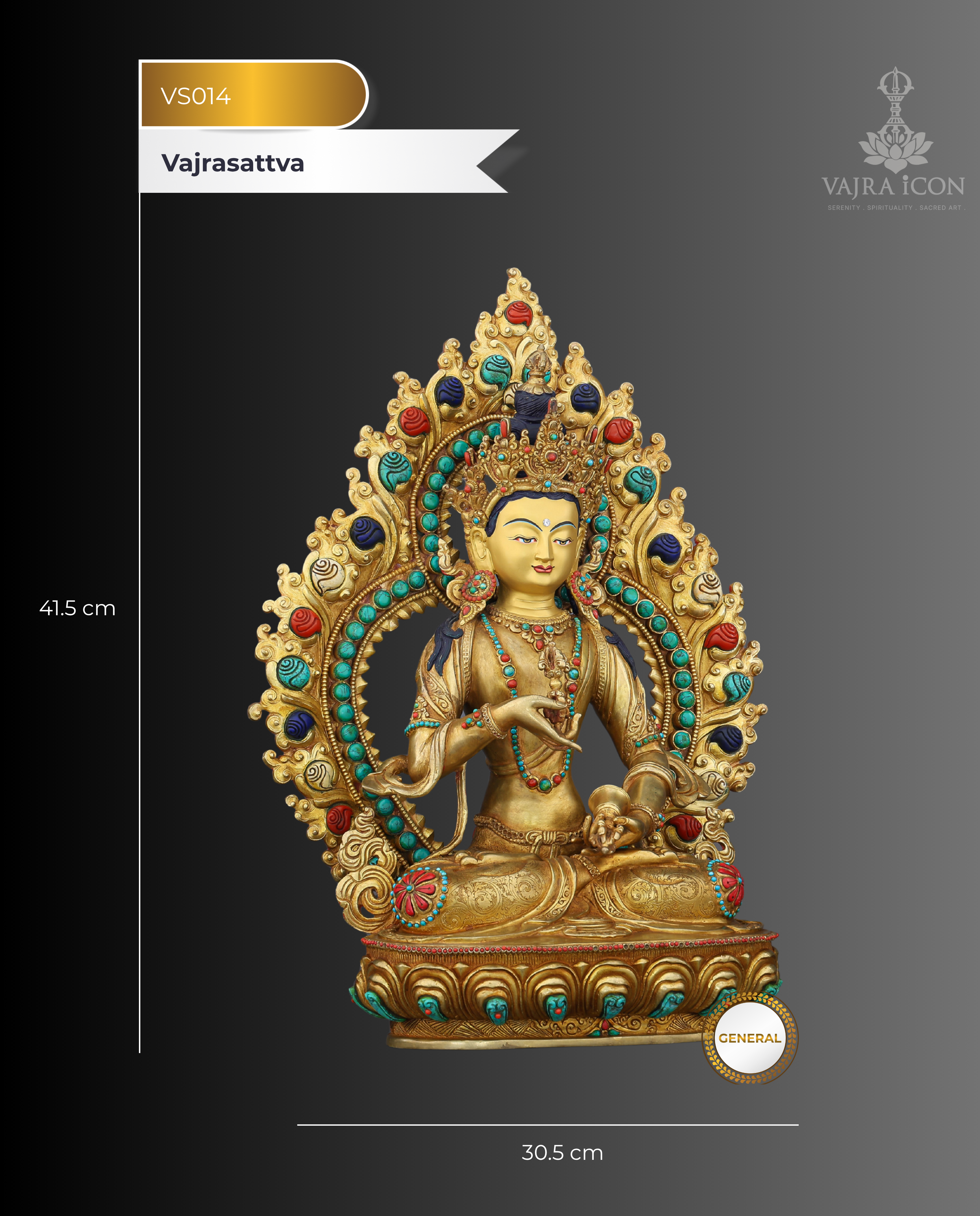 Pure as Thunder, Bright as Lightning | Vajrasattva Statue