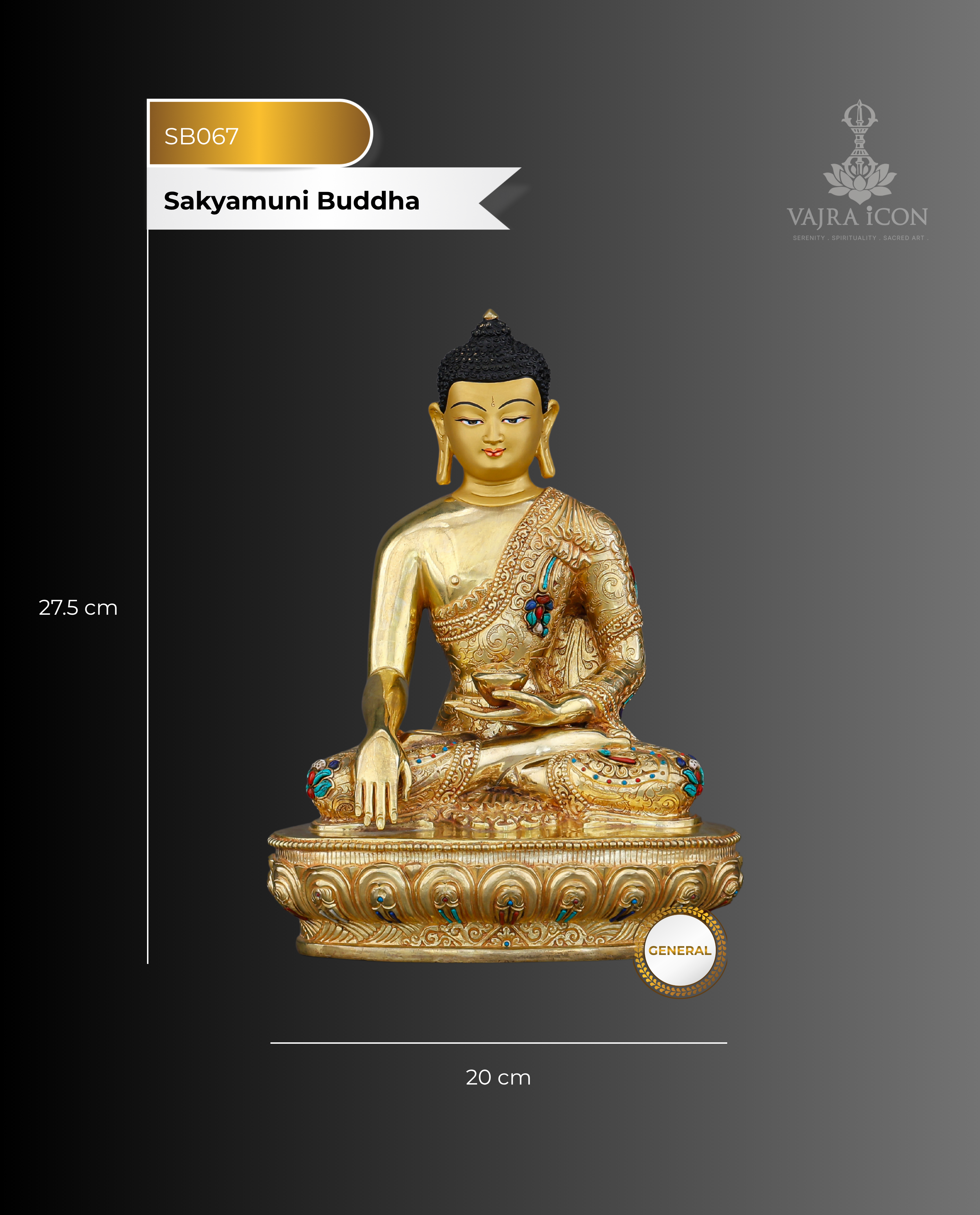 Small in Size, Infinite in Presence | 24K Gold Gilded Sakyamuni Buddha From Nepal