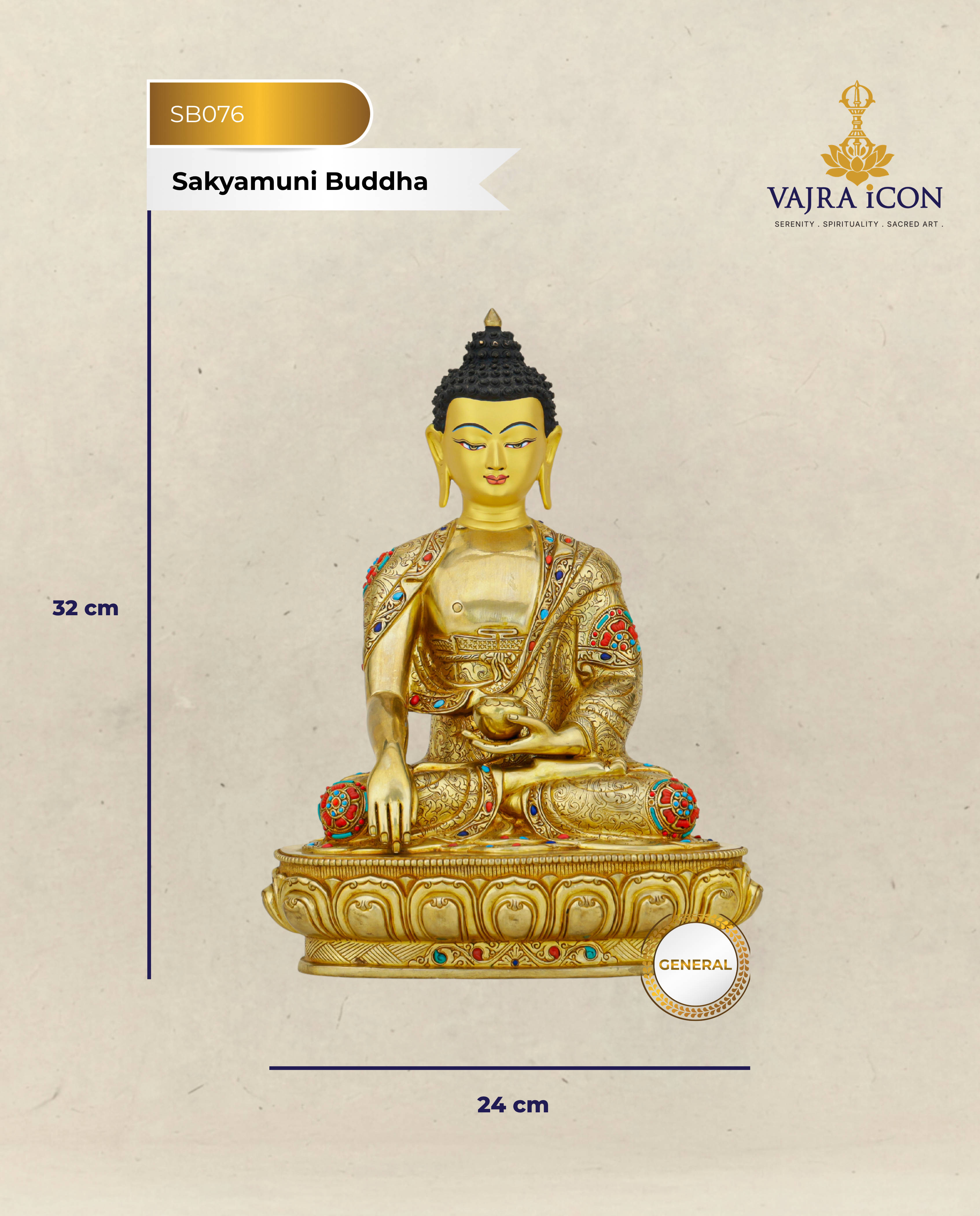 Gold Upon Gold, Truth Upon Truth | Nepalese 24K Sakyamuni Buddha That Illuminates Every Space